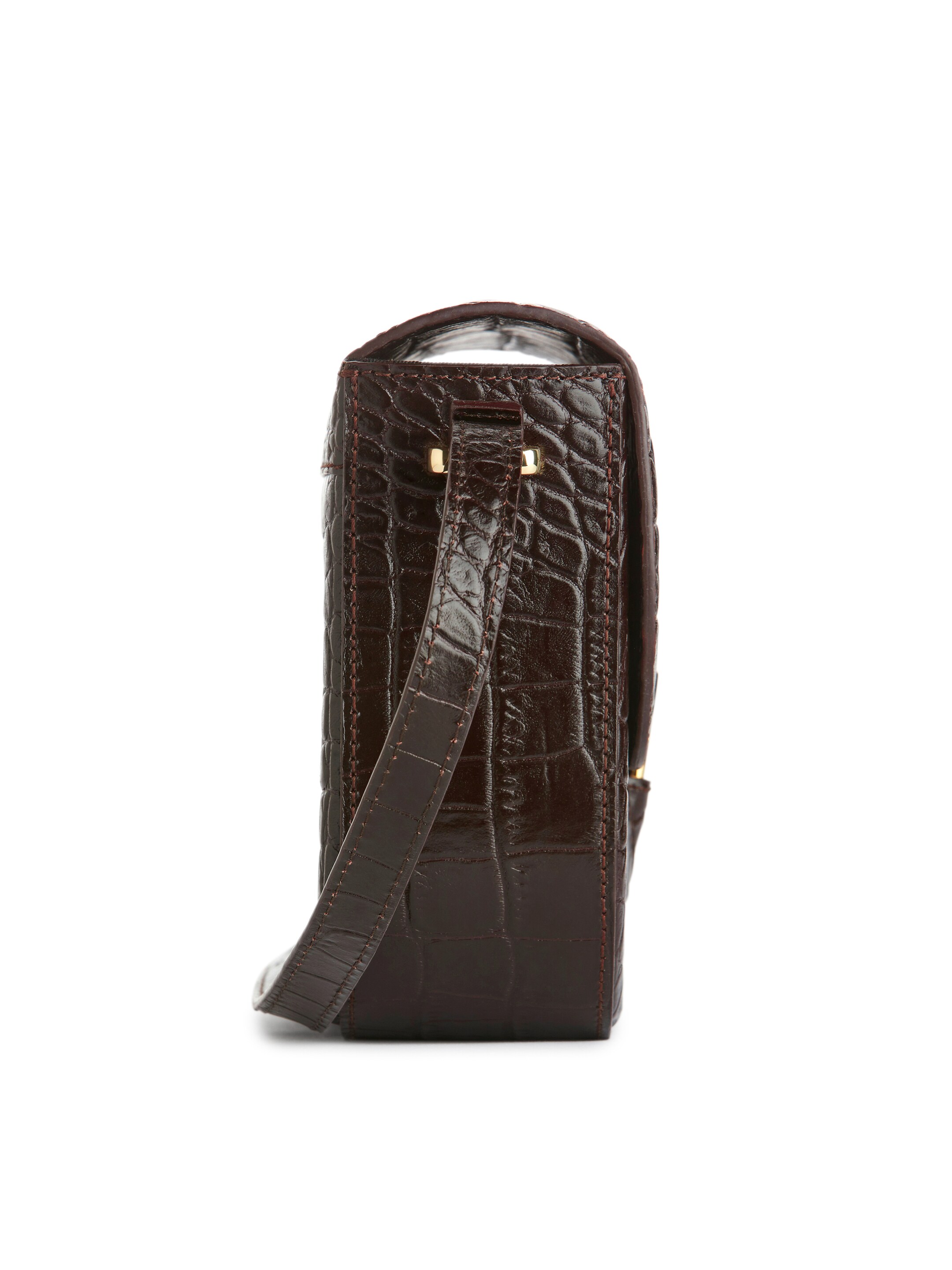 Schultertasche aus Leder - Dunkelbraun - Damen - StillMedia/DescriptiveStillLife - 5