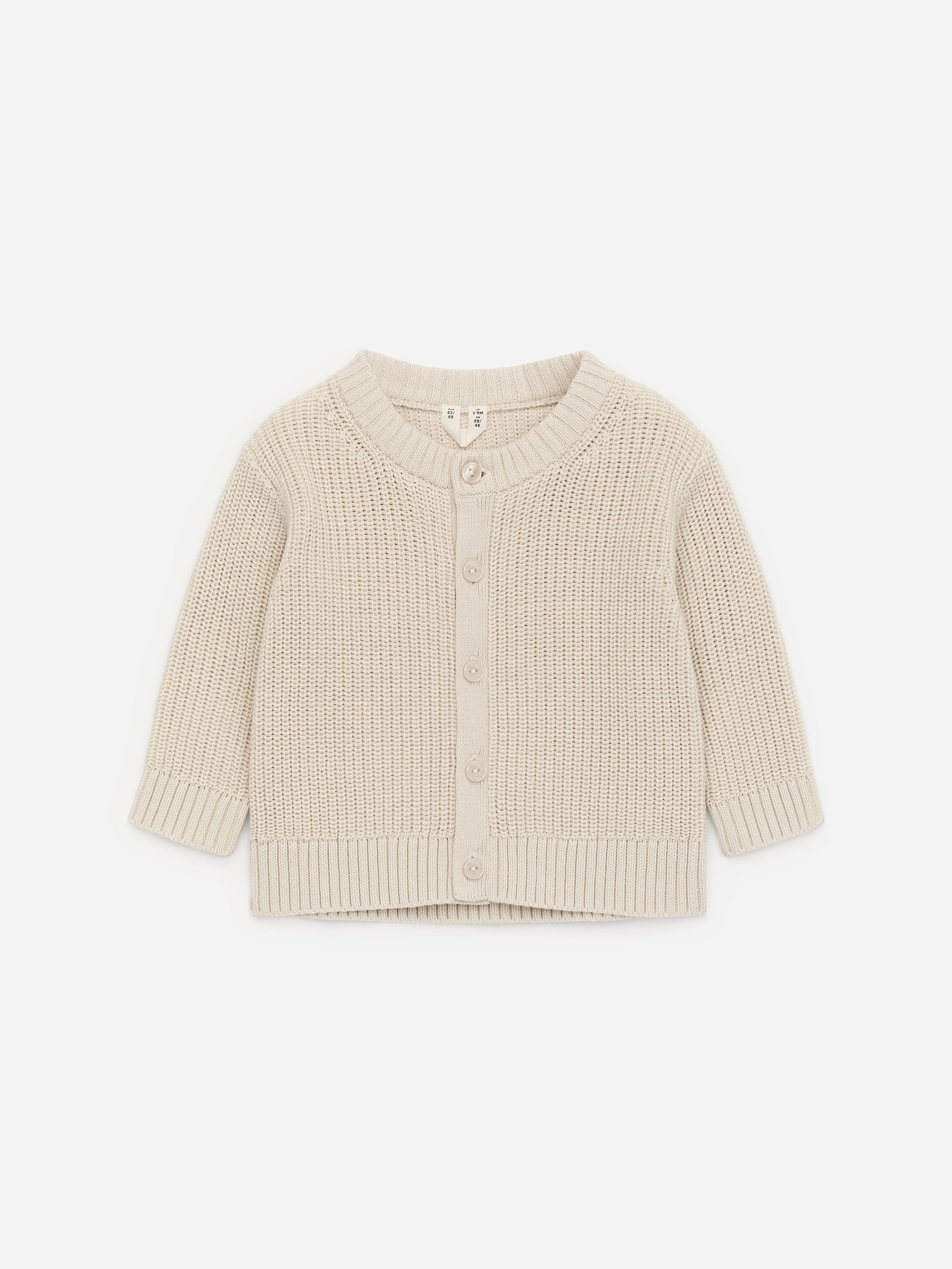 Cárdigan de algodón - Blanco roto/Azul claro/verde - 1