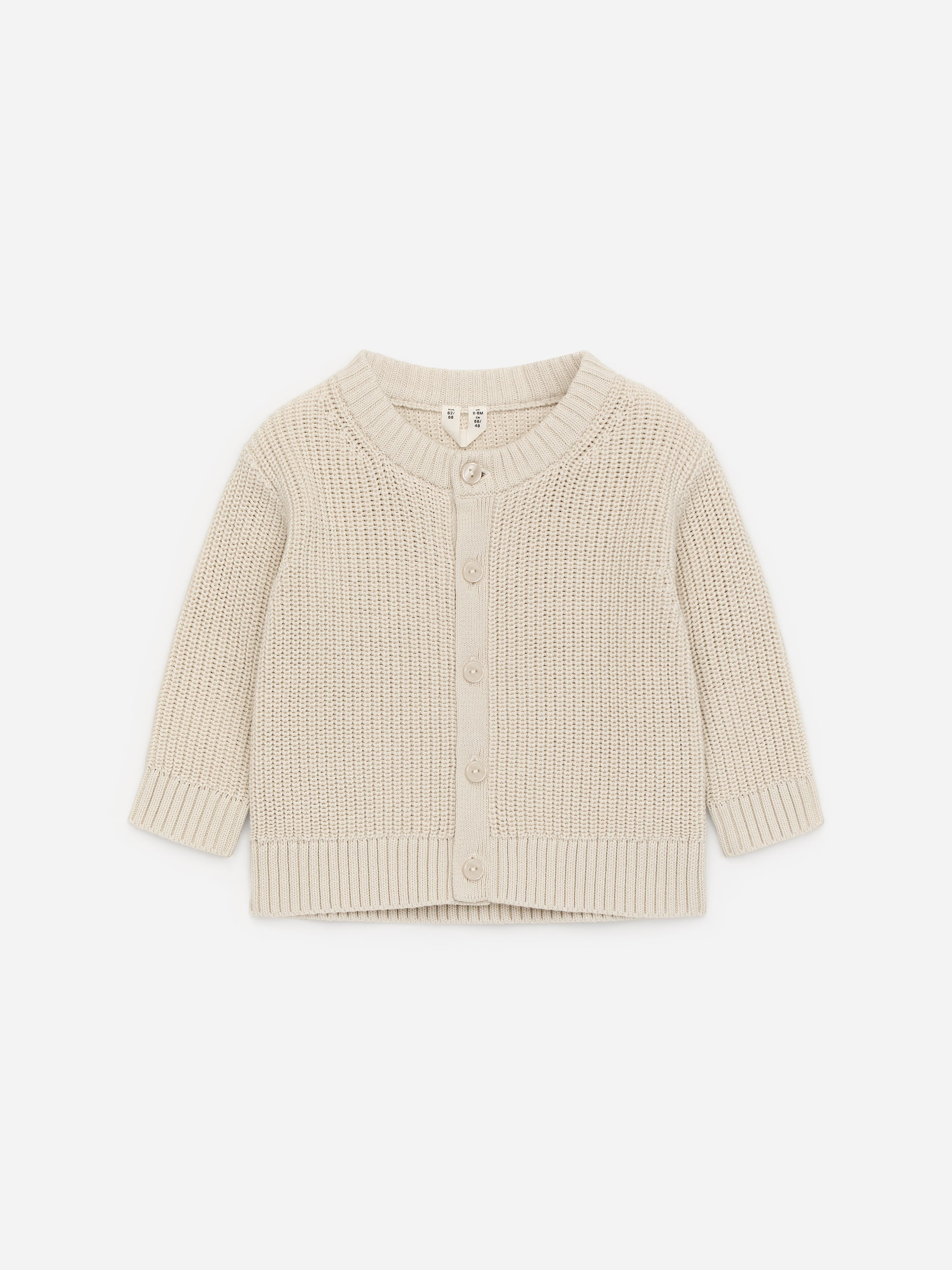 Strickjacke aus Baumwolle-#DCD6C7-17856