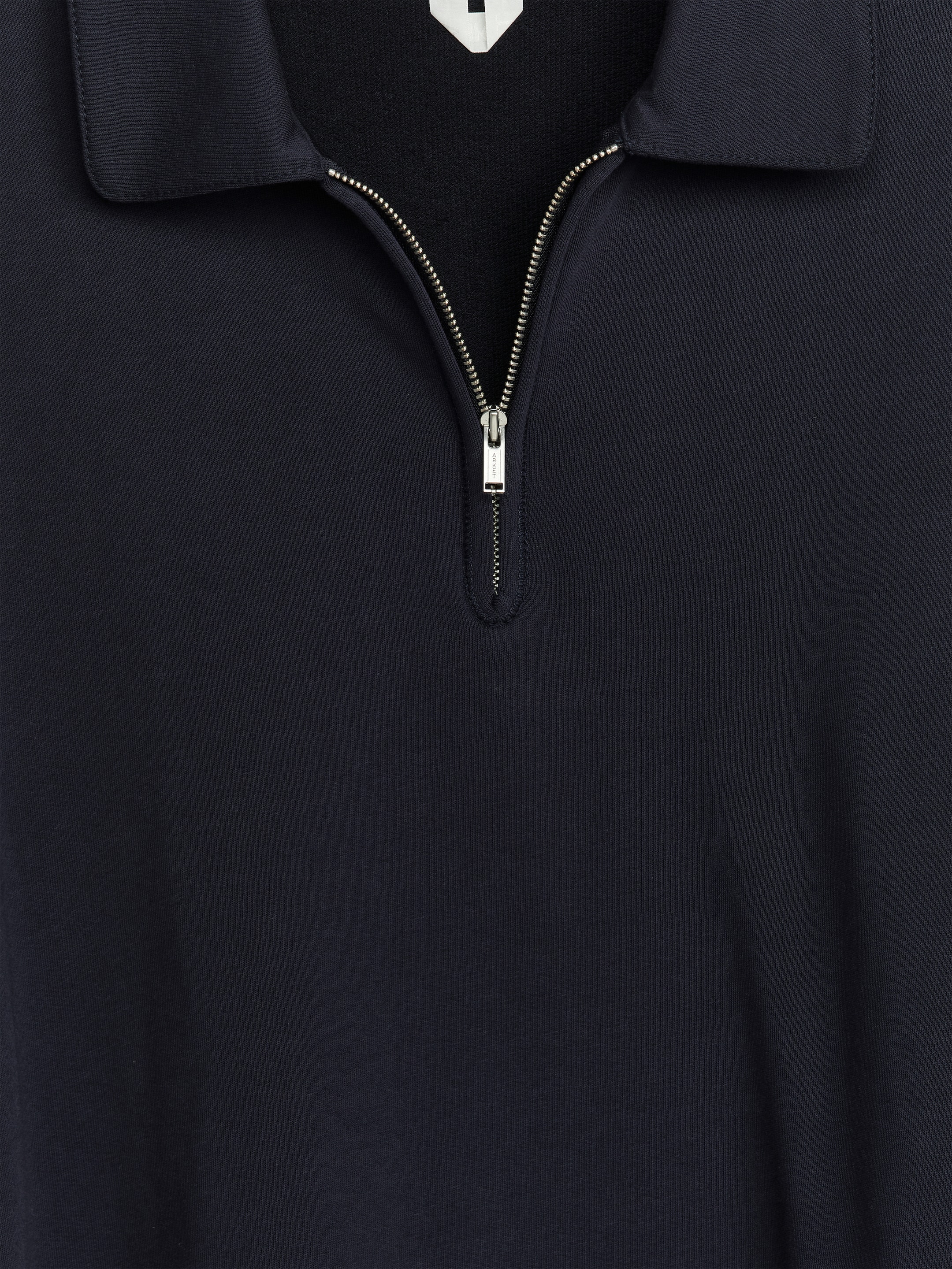 Polo demi-zip - Bleu foncé - Regular fit - Homme - StillMedia/DescriptiveDetail - 1