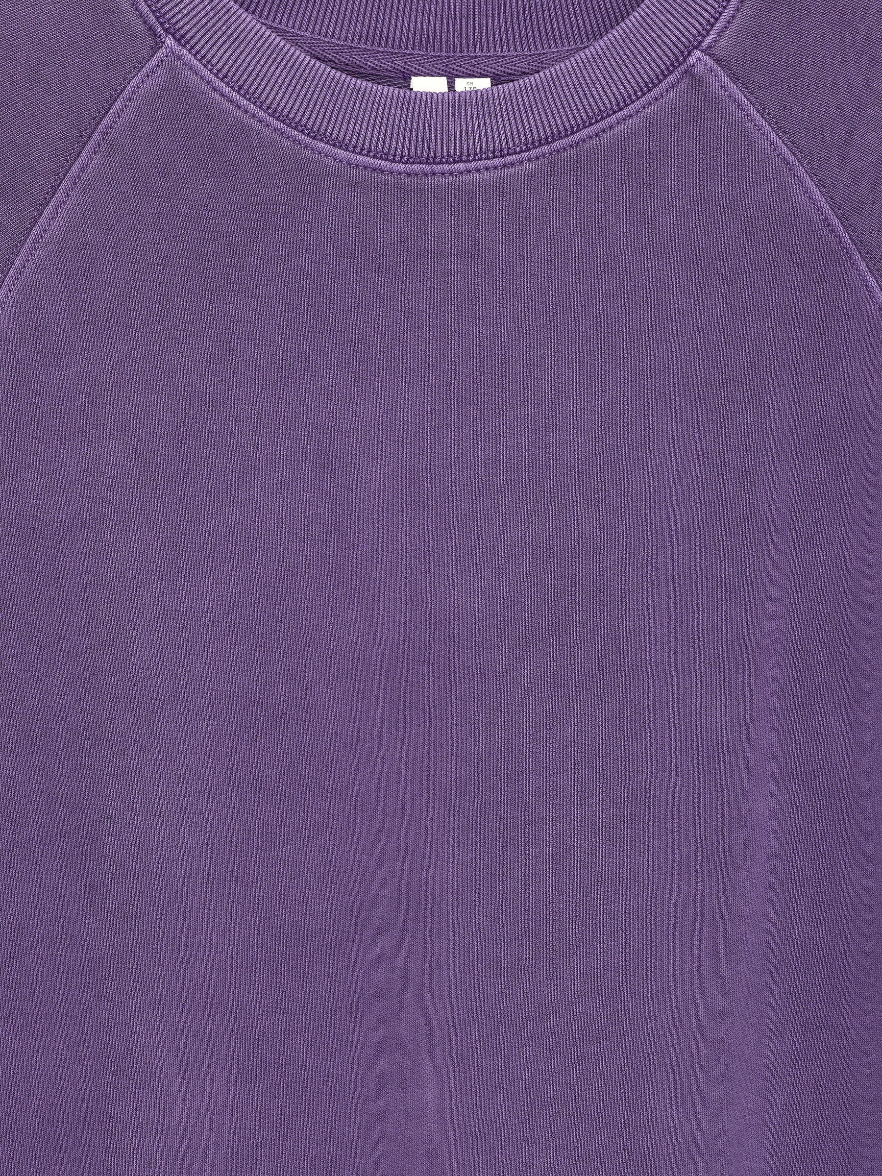 Frottee-Sweatshirt - Lila - Regular Fit - Damen - StillMedia/DescriptiveDetail - 1