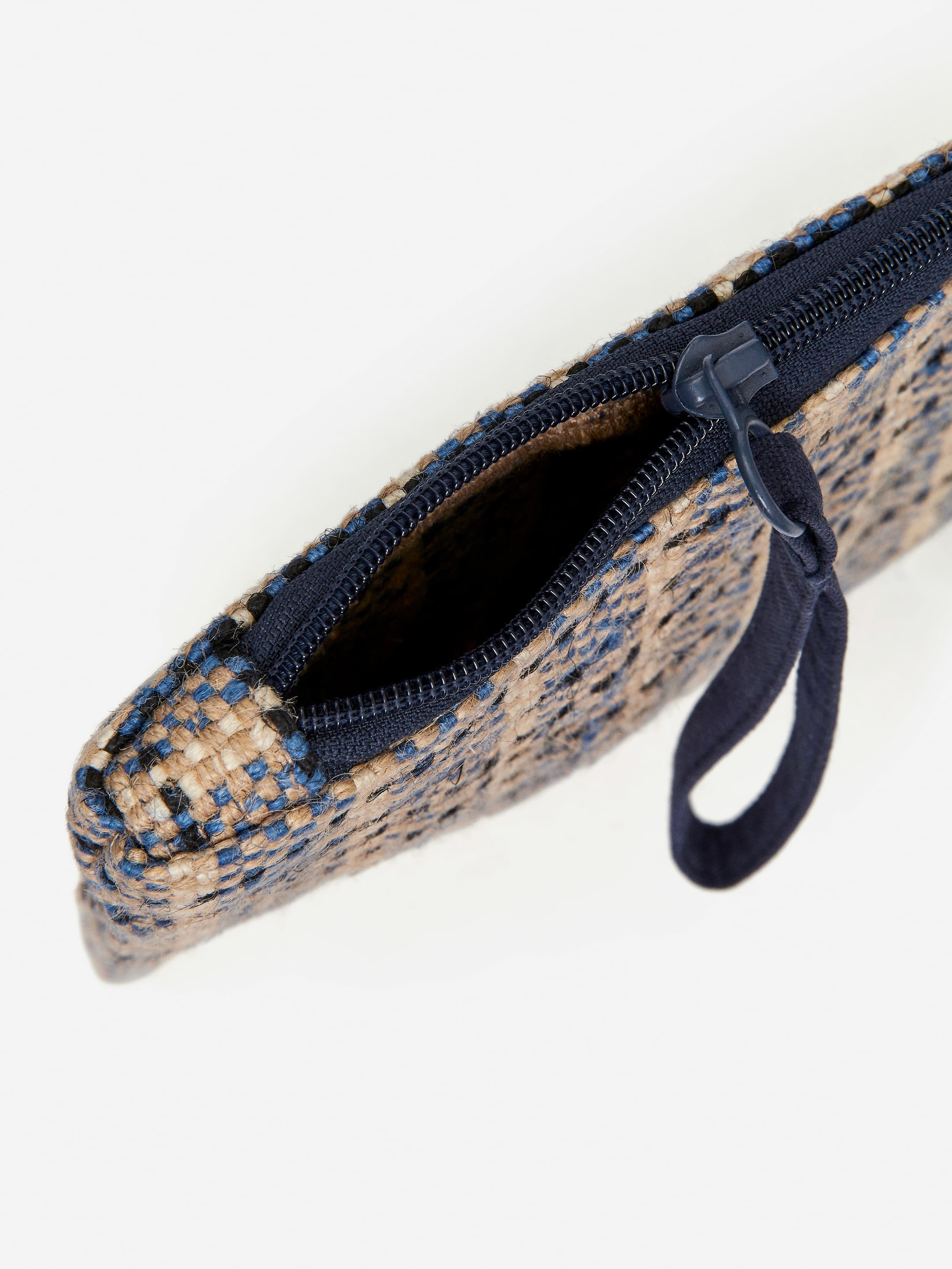 Pouch aus Jute - Blau/Beige - Haushaltswaren - StillMedia/DescriptiveDetail - 2