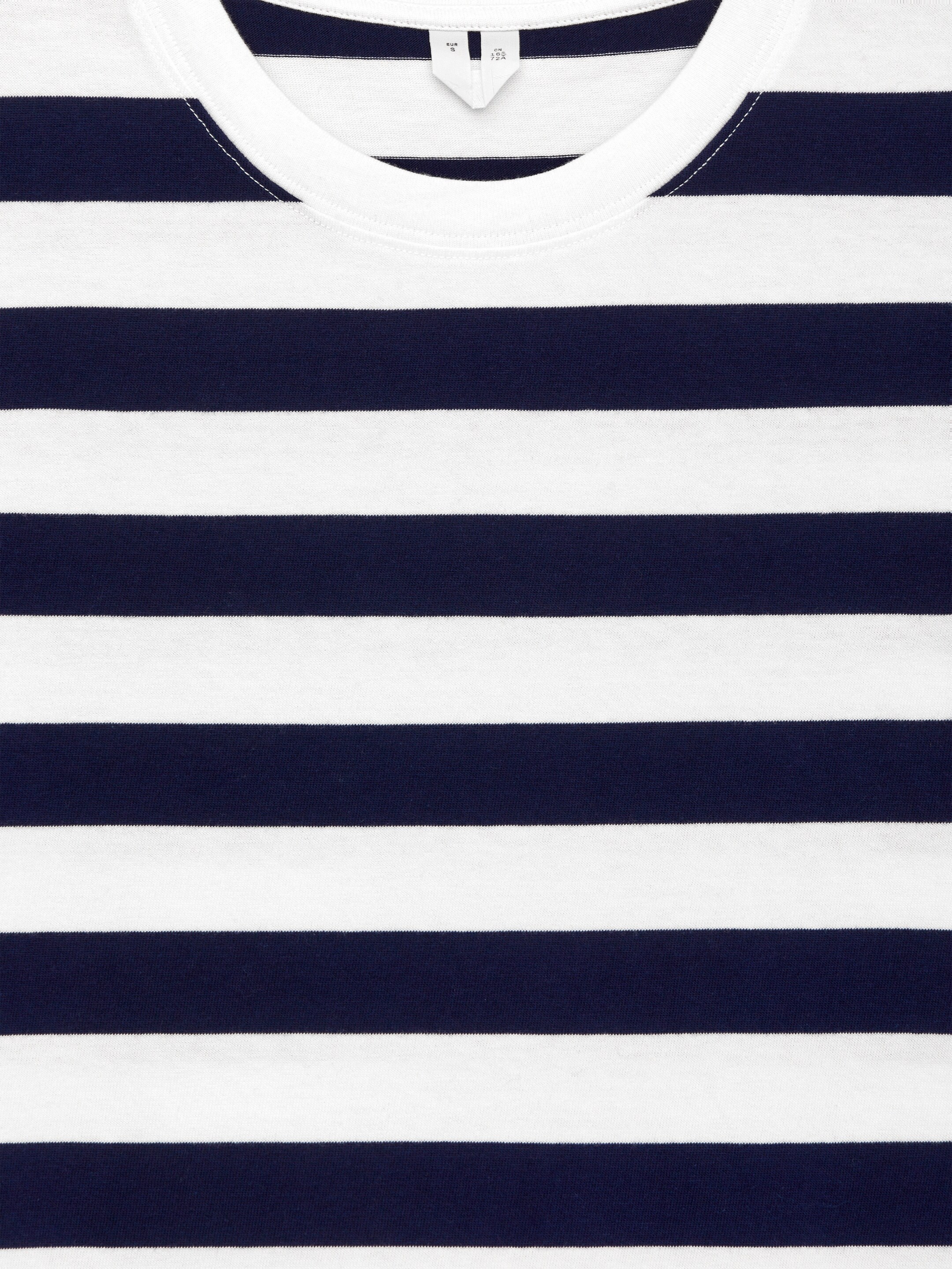 Vezi imaginea mai mare: Rochie tip tricou - Albastru închis/Alb murdar - FEMEI | H&M RO 6