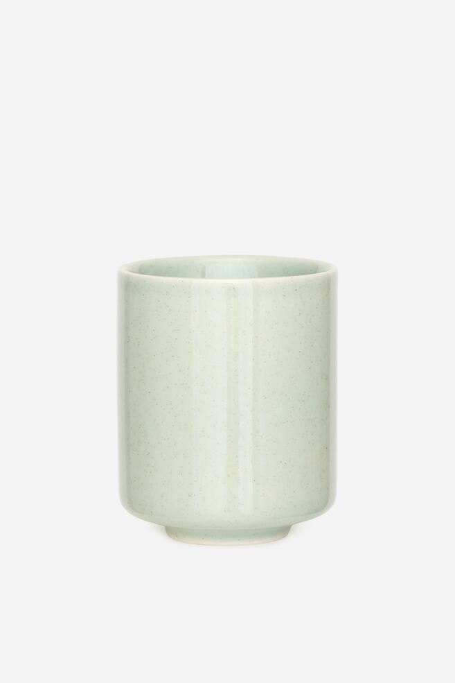 Stoneware Cups Set of 2-Mint Green - 3