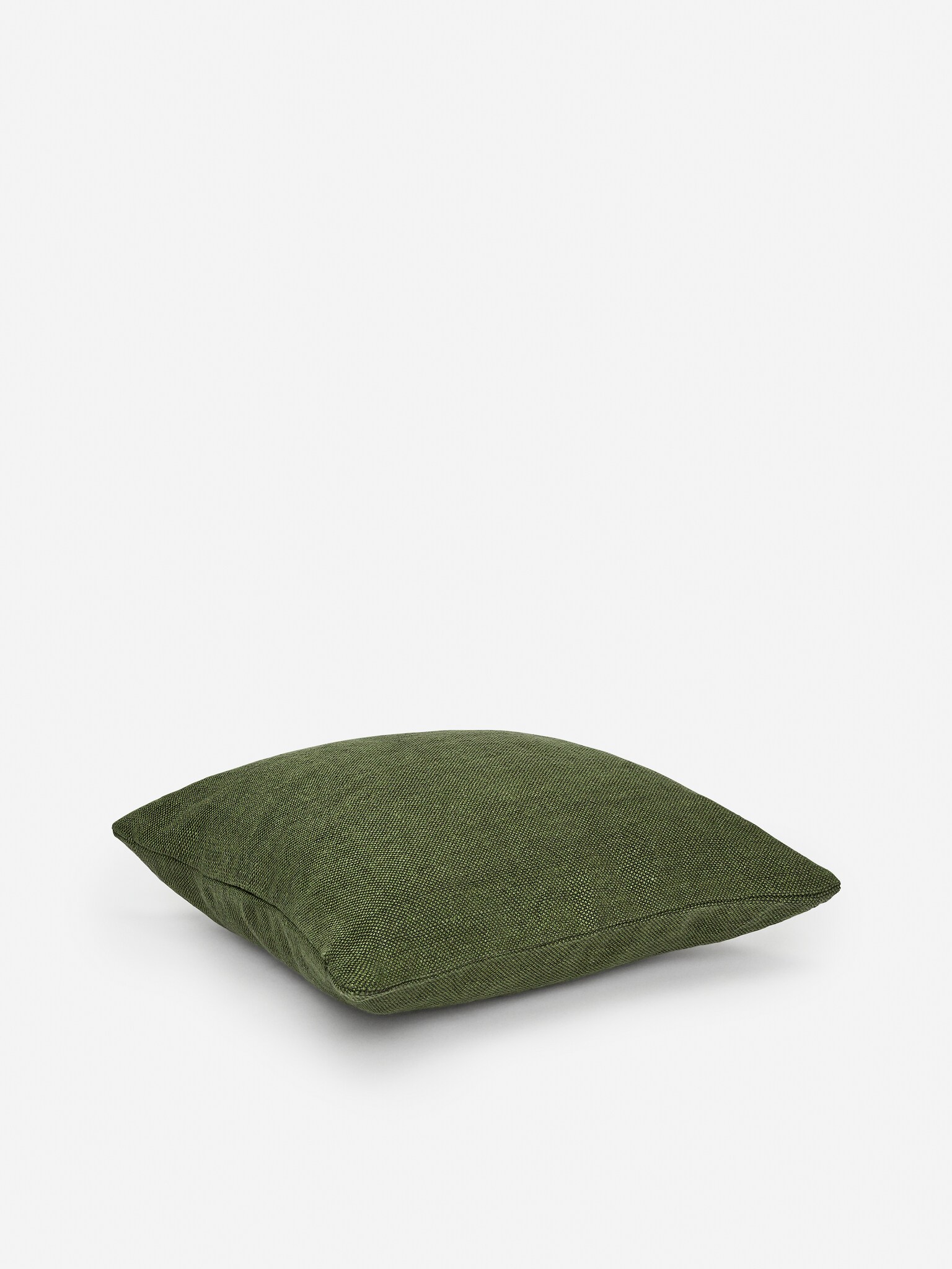 Housse de coussin en lin 50 x 50 cm - Vert