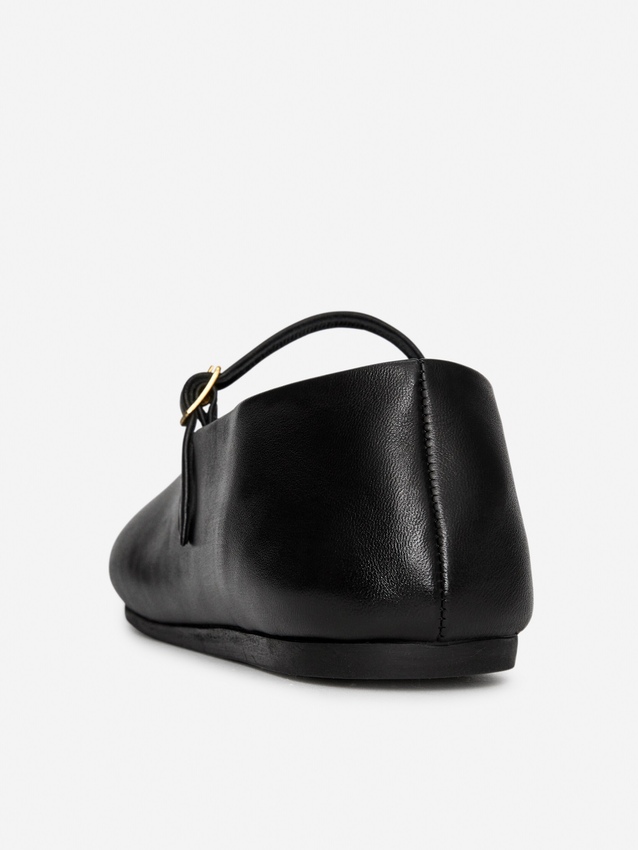 Zobraziť väčší obrázok: Leather Mary Jane Flats - Black - ŽENY | H&M SK 4