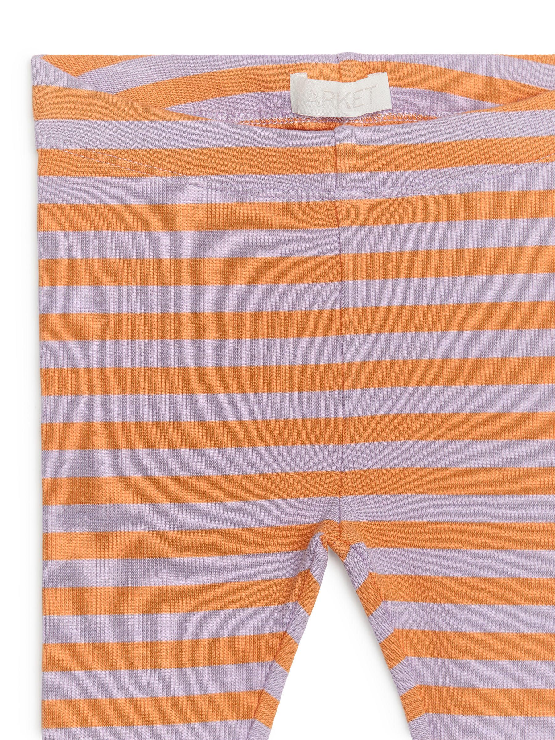 Gerippte Leggings - Flieder/Orange - Slim Fit - Kinder - StillMedia/DescriptiveDetail - 3