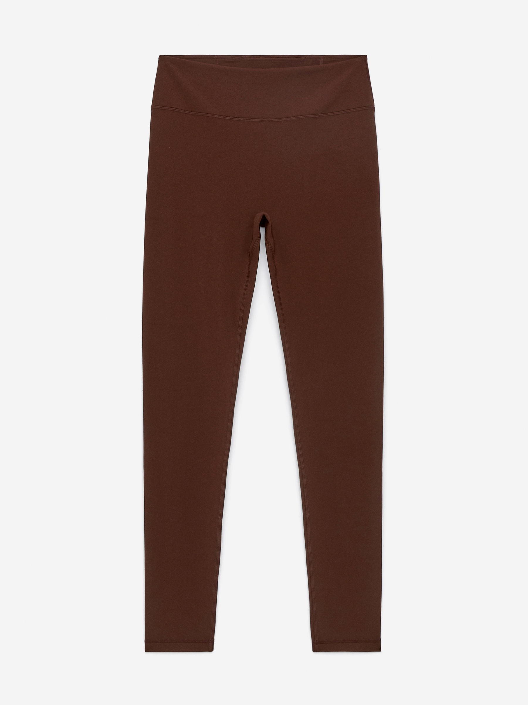 Soft Stretch Leggings-Brown-16585