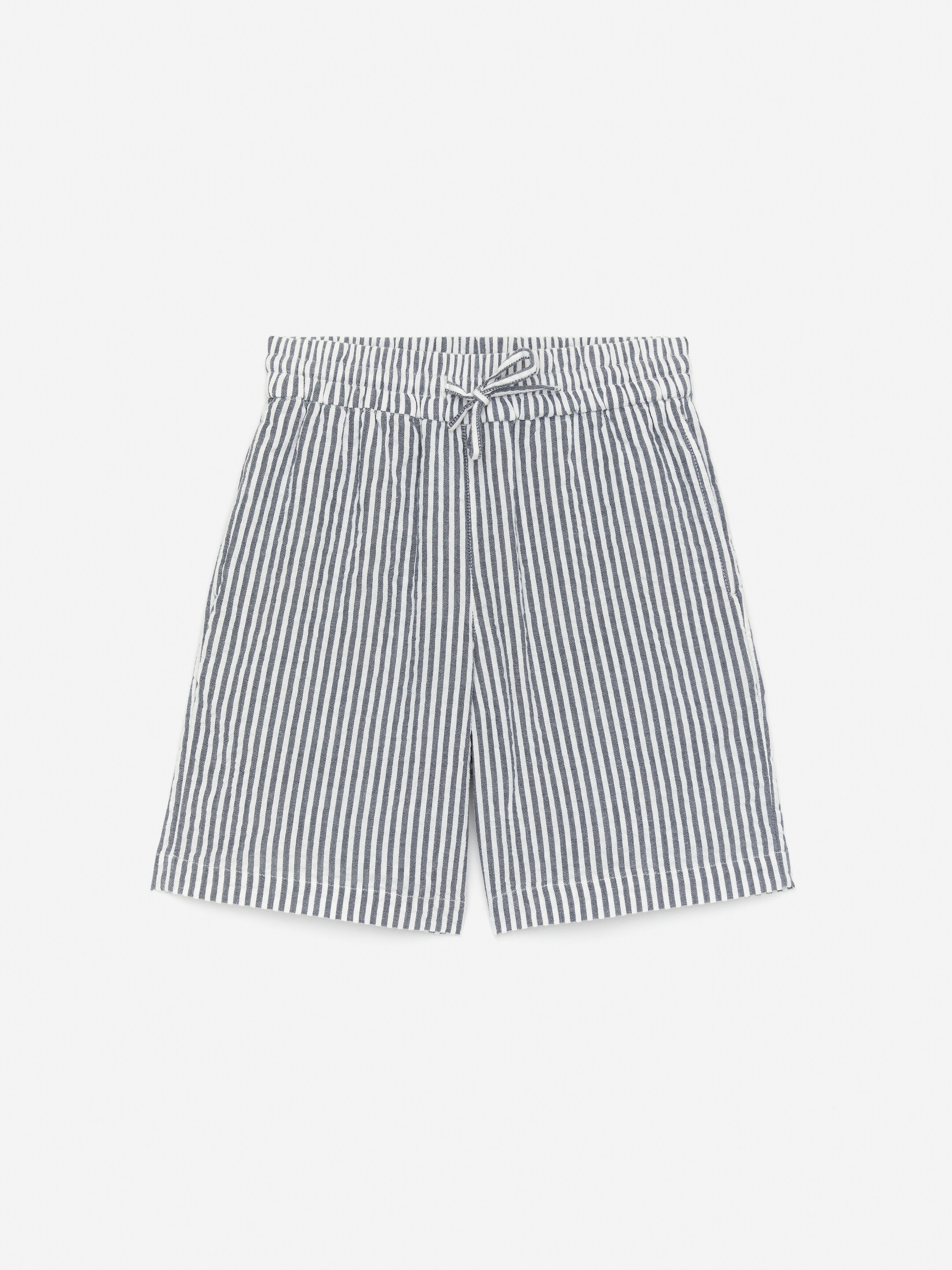 Seersucker Shorts - Blue/White - Regular fit - children - StillMedia/DescriptiveStillLife - 3