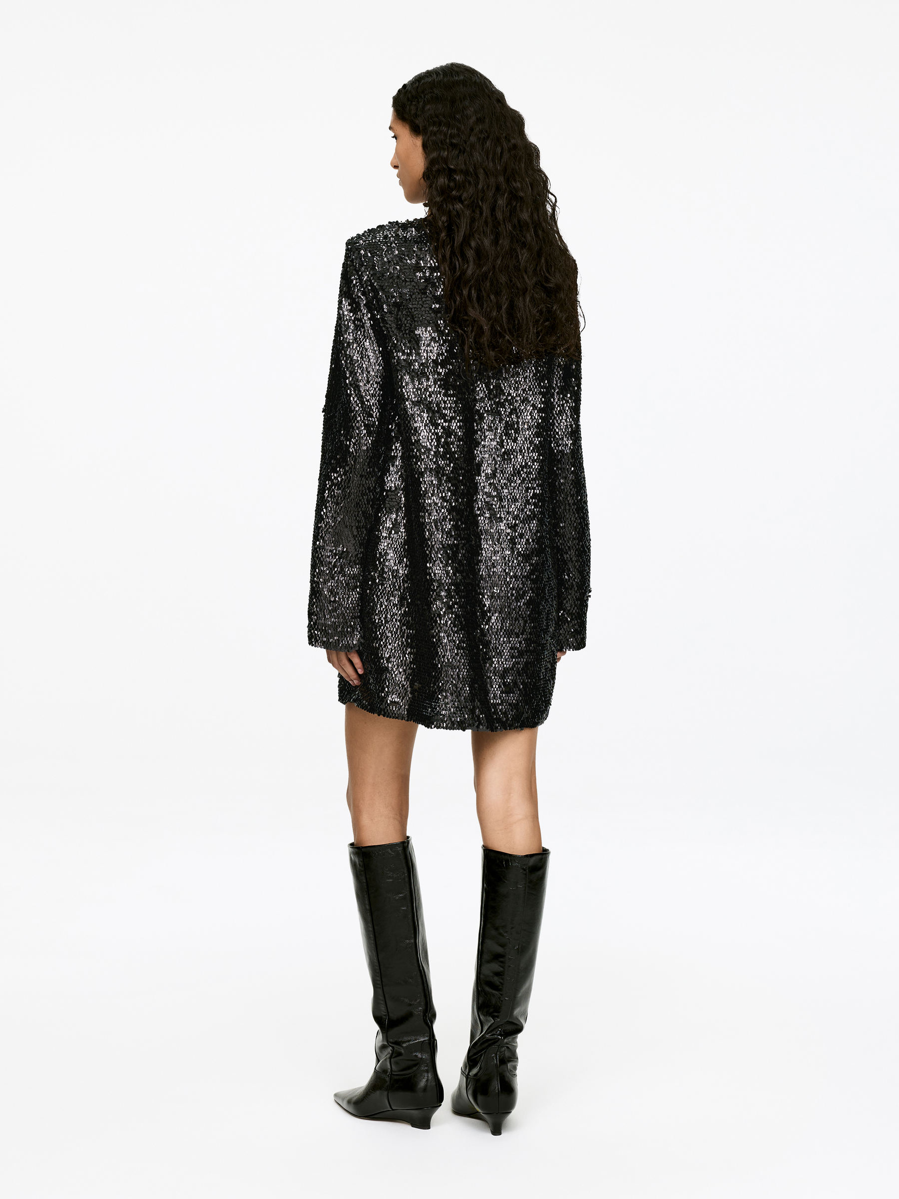 Sequin Dress - Black - Regular fit - Women - StillMedia/Lookbook - 5