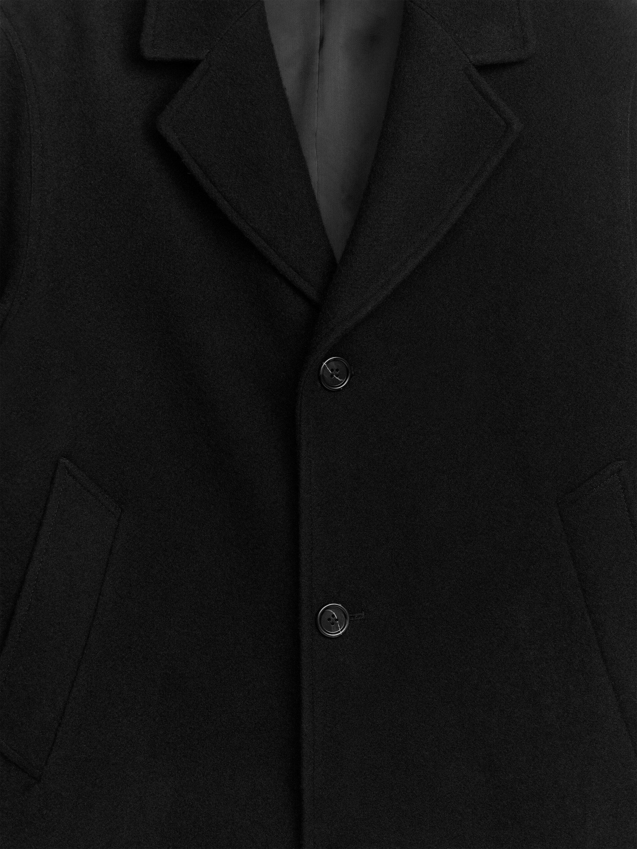 Single-Breasted Wool-Blend Coat - Black - Oversized - Men - StillMedia/DescriptiveDetail - 2