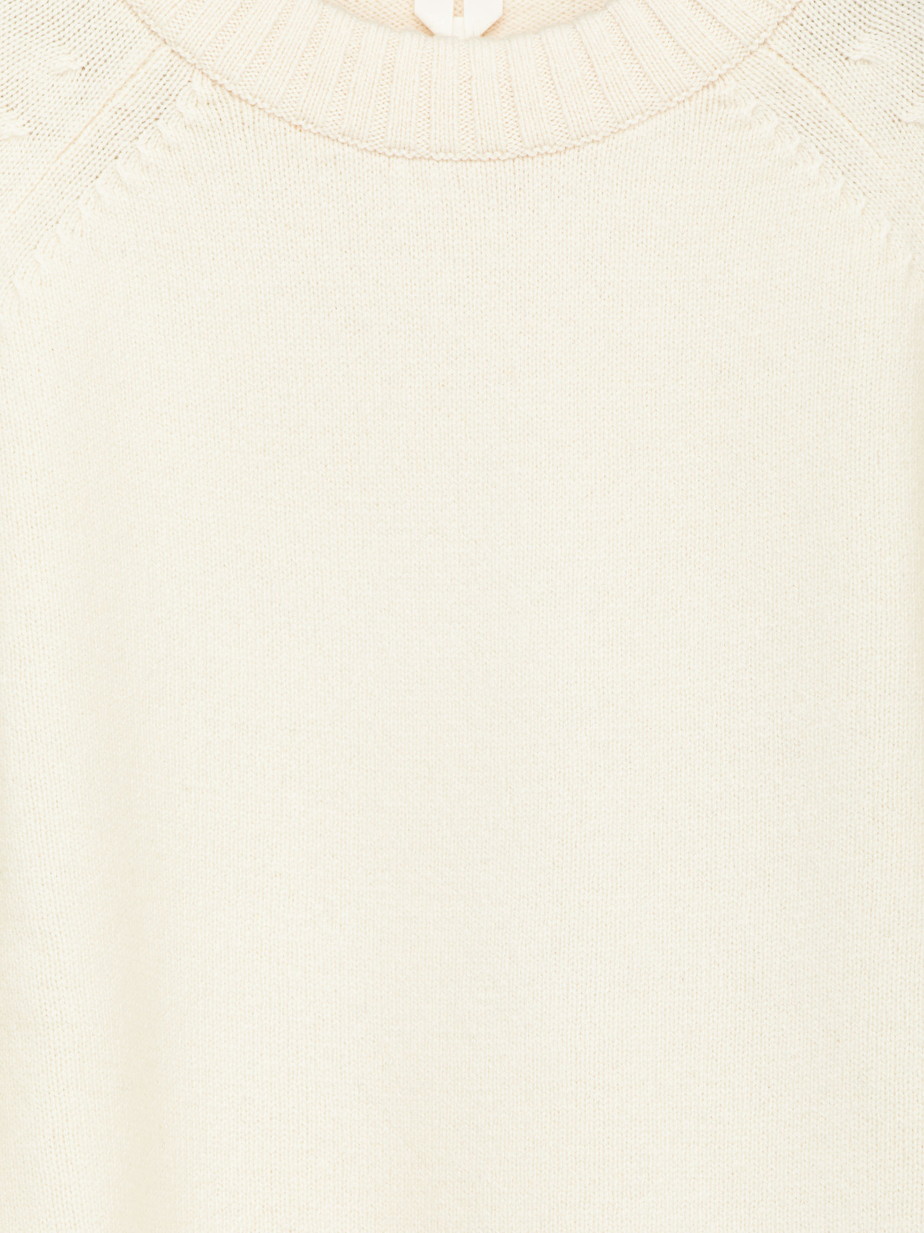 Jersey de lana con mangas dobladas - Blanco roto - Corte estándar - Women - StillMedia/DescriptiveDetail - 1