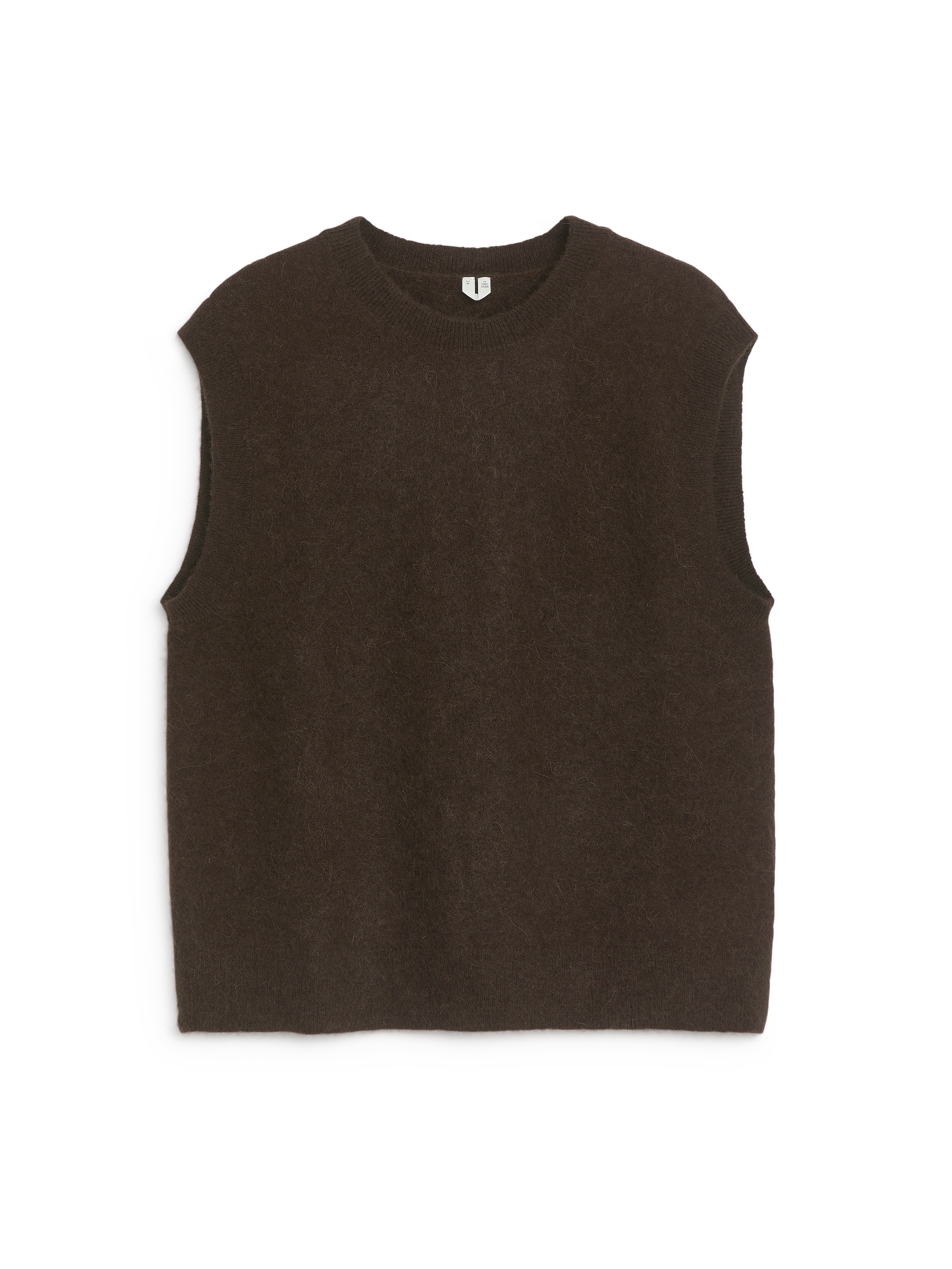 Gilet en mélange de laine et d'alpaga - Marron foncé - Regular fit - men - StillMedia/DescriptiveStillLife - 1