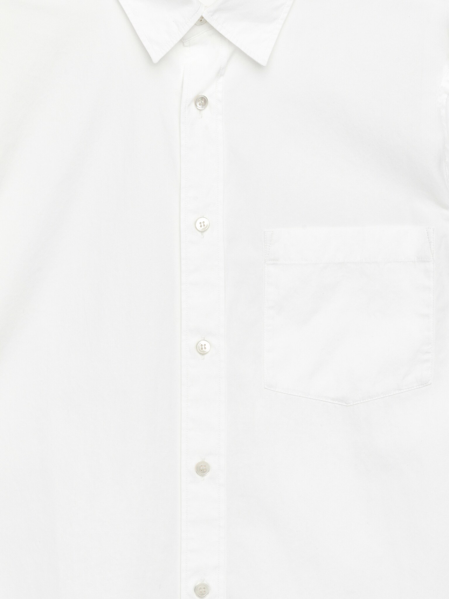 Relaxed Poplin Shirt - White/White/Blue/White/Pinstripe/Blue/White - 3