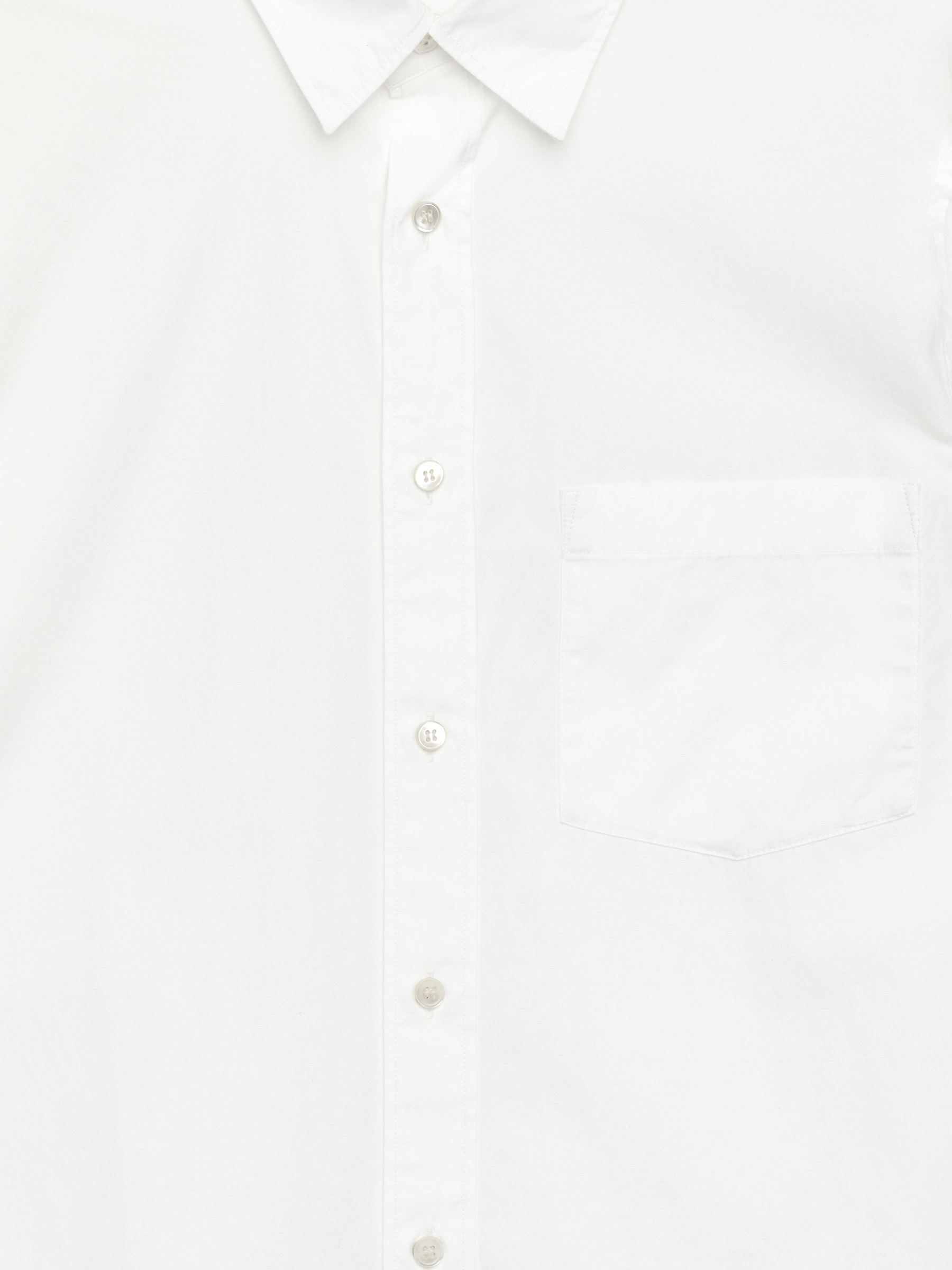 Relaxed Poplin Shirt - White - Loose fit - Men - StillMedia/DescriptiveDetail - 8