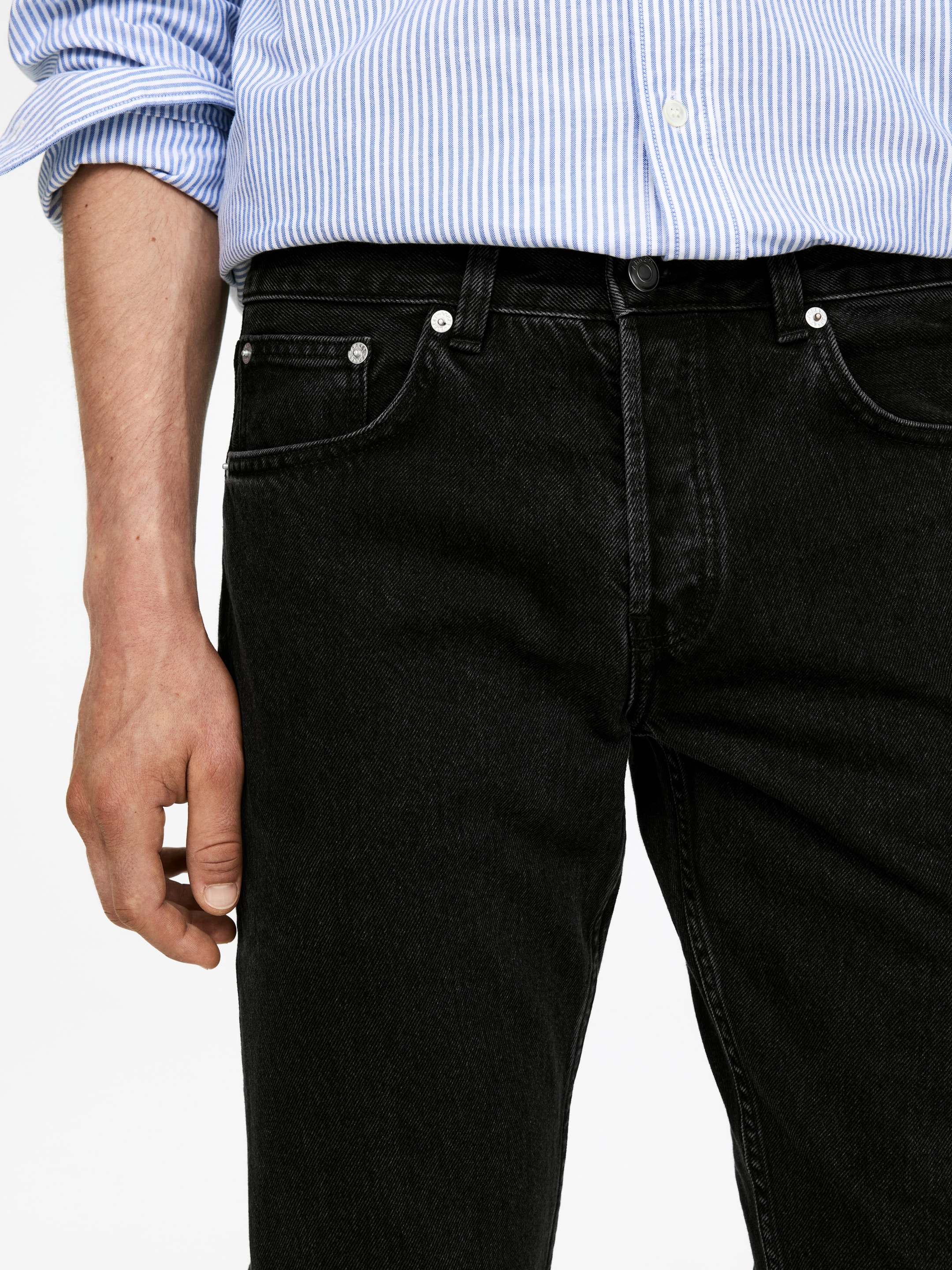 Agrandir l'image: Jean droit classique PARK - Noir - HOMME | H&M FR 4