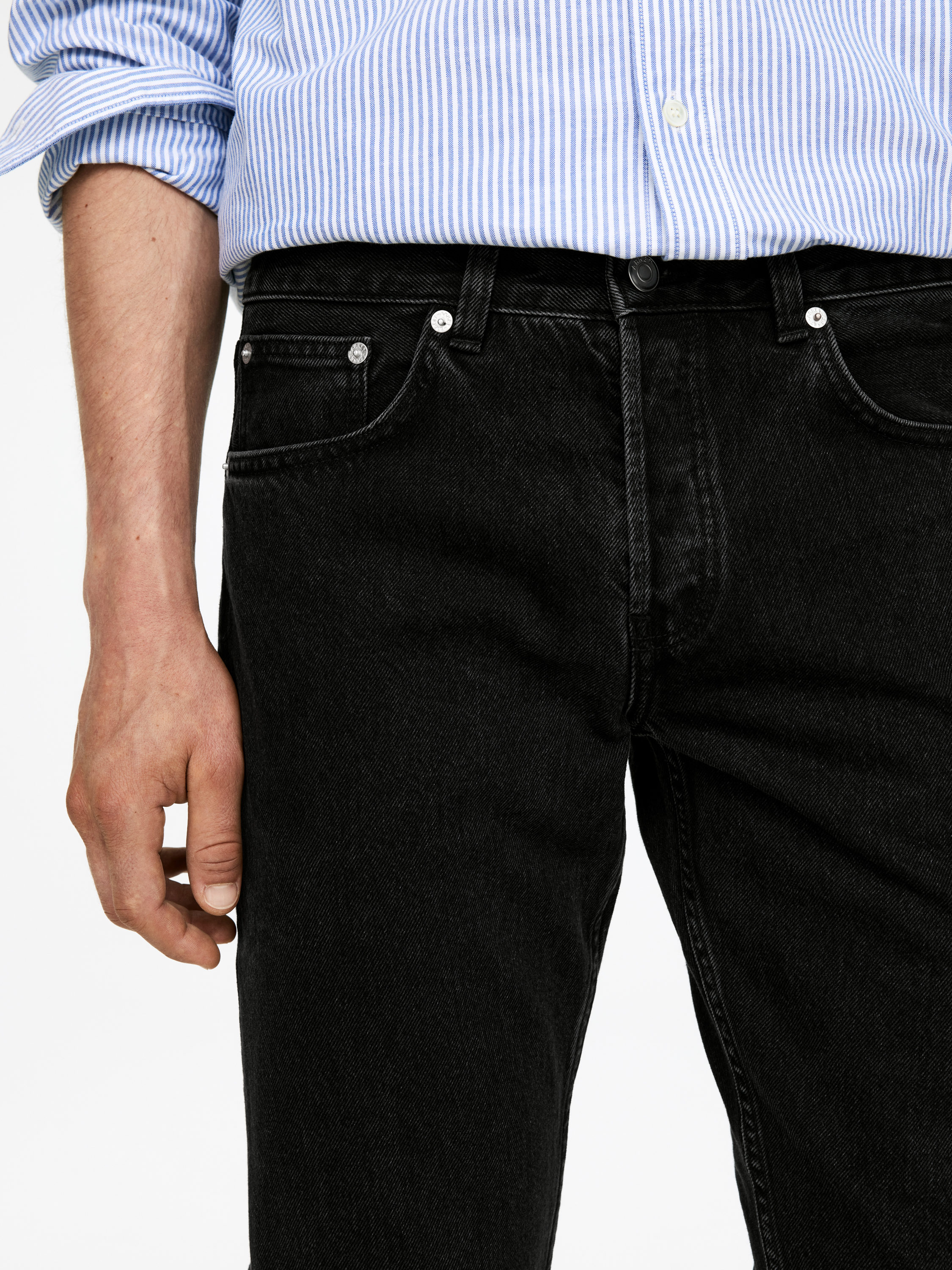 PARK Regular Straight Jeans - Black - Regular fit - Men - StillMedia/Lookbook - 4
