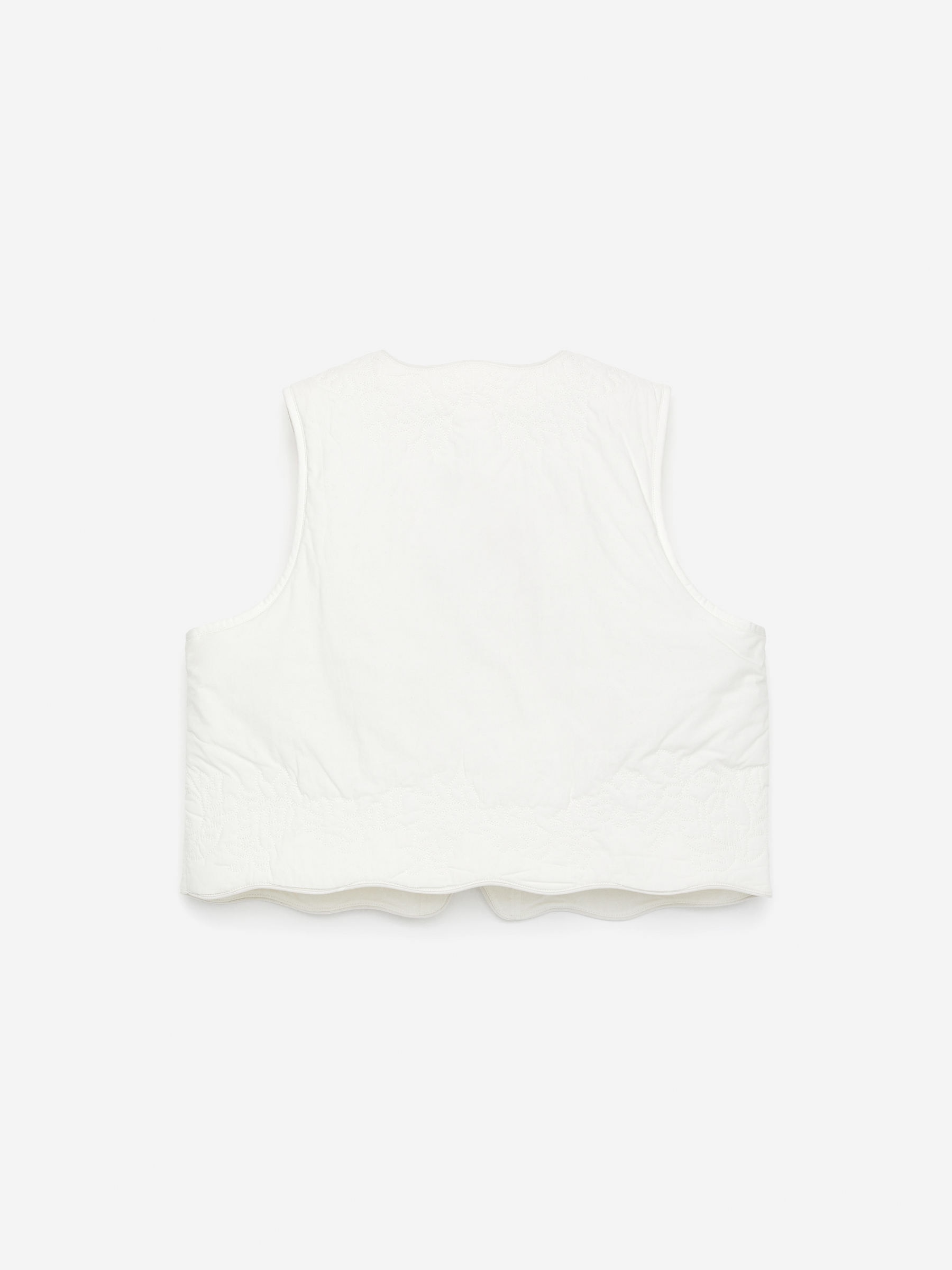Embroidered Vest - White - Regular fit - Women - StillMedia/DescriptiveStillLife - 2