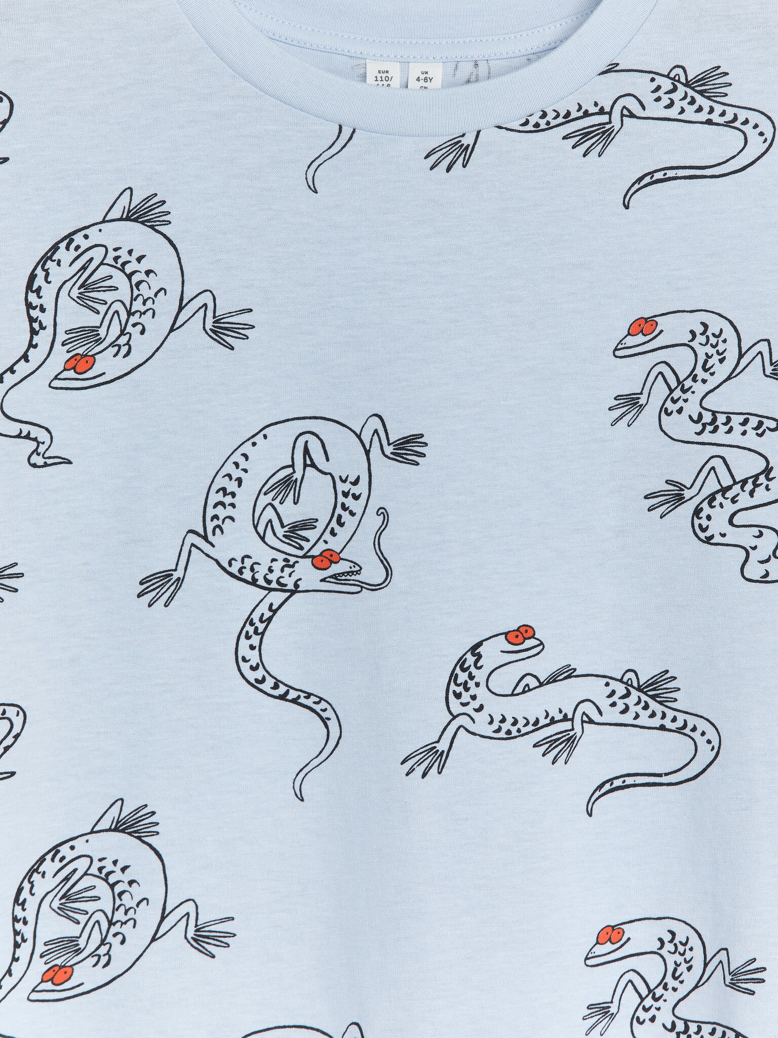 Oversized t-shirt - Ljusblå - 3