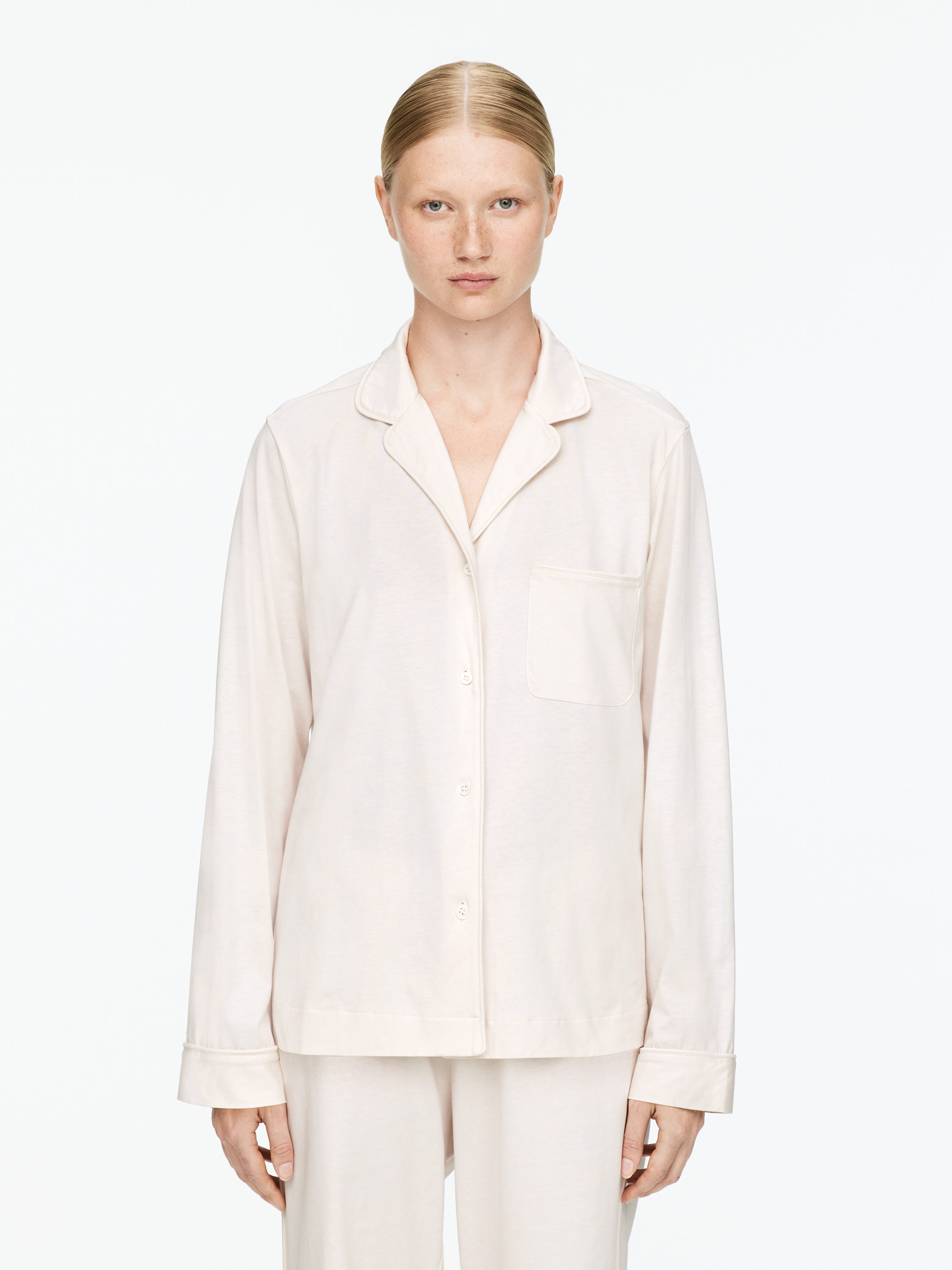 Cotton Shirt-#E4DED8-16121