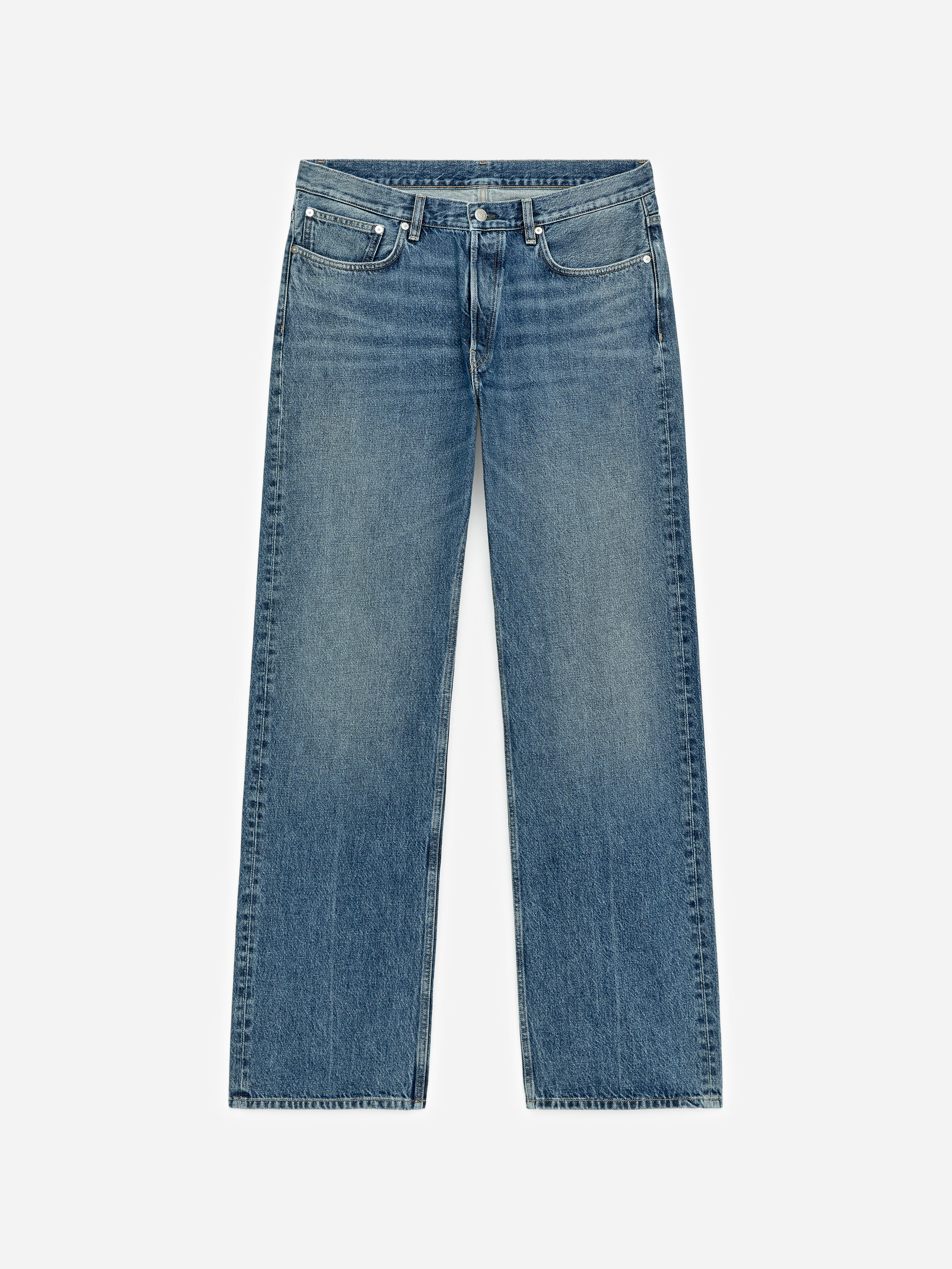 CANYON Regular Boot Cut Jeans-#3E64A7-17573