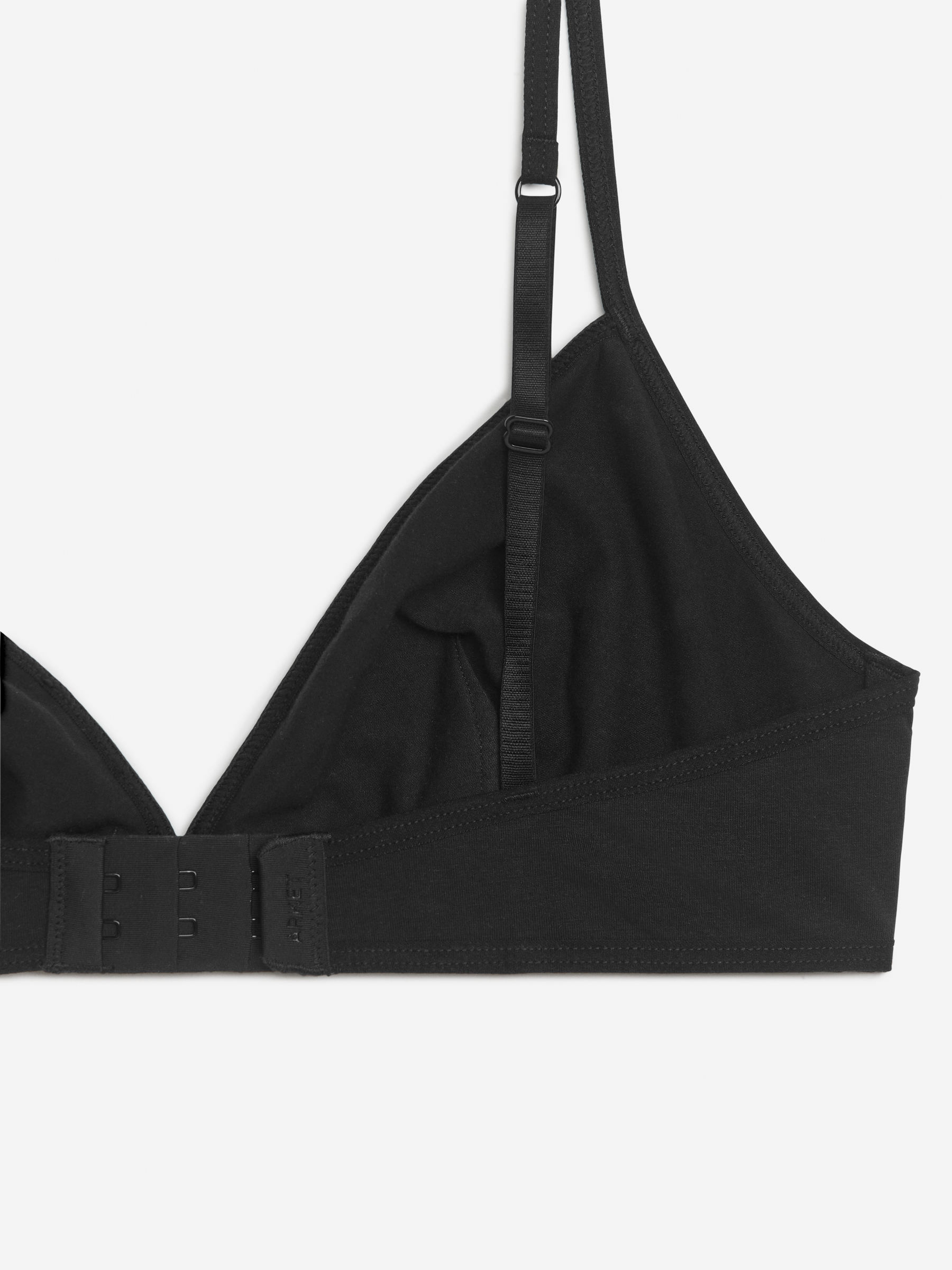 Cotton Soft Bra - Black - Women - StillMedia/DescriptiveDetail - 2