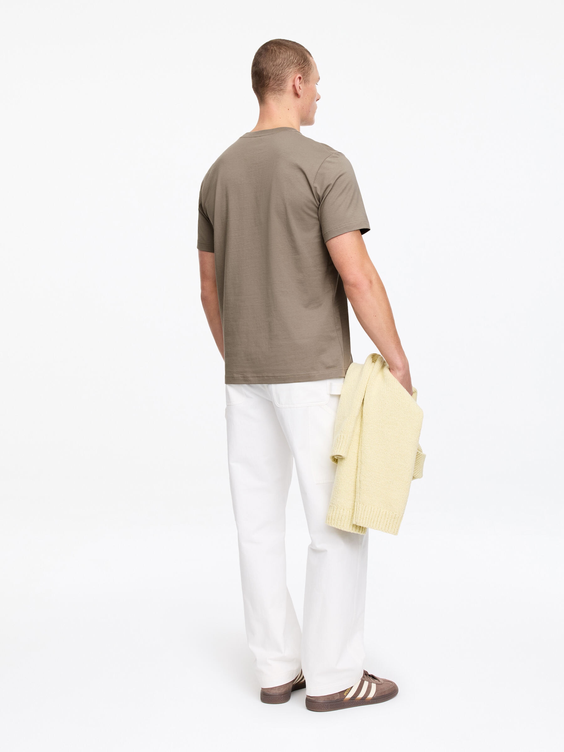 170 GSM Regular T-Shirt - Mole - Regular fit - Men - StillMedia/Lookbook - 3