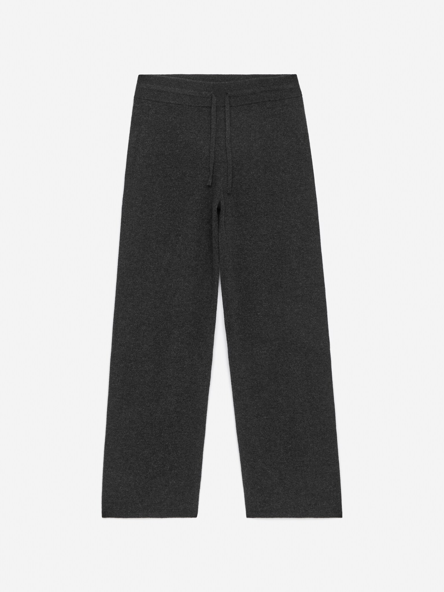 Pantalon en pur cachemire - Gris foncé/Beige chiné - 2