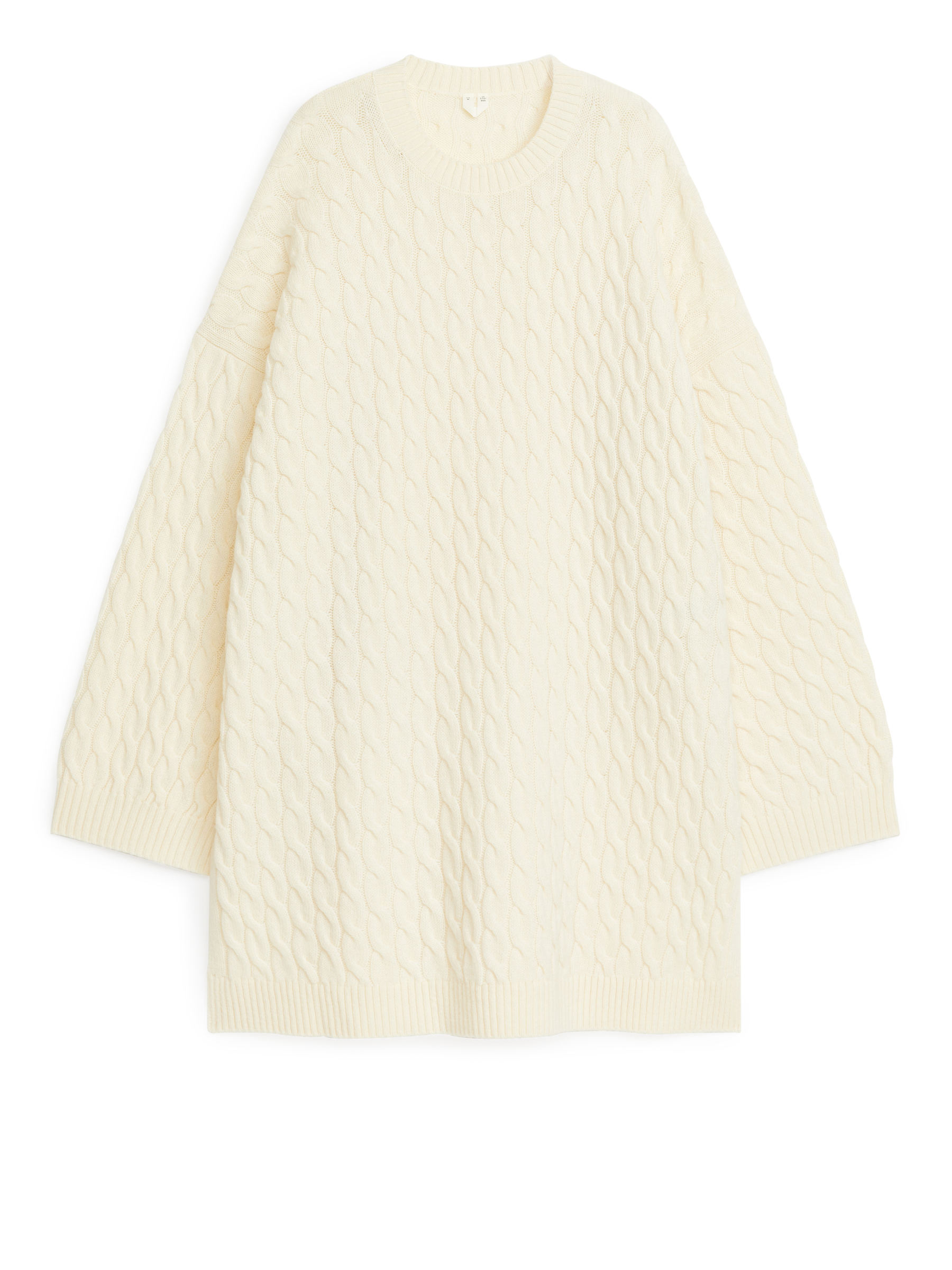 Strickpullover aus Wolle mit Zopfmuster - Cremeweiß - Relaxed Fit - Damen - StillMedia/DescriptiveStillLife - 1