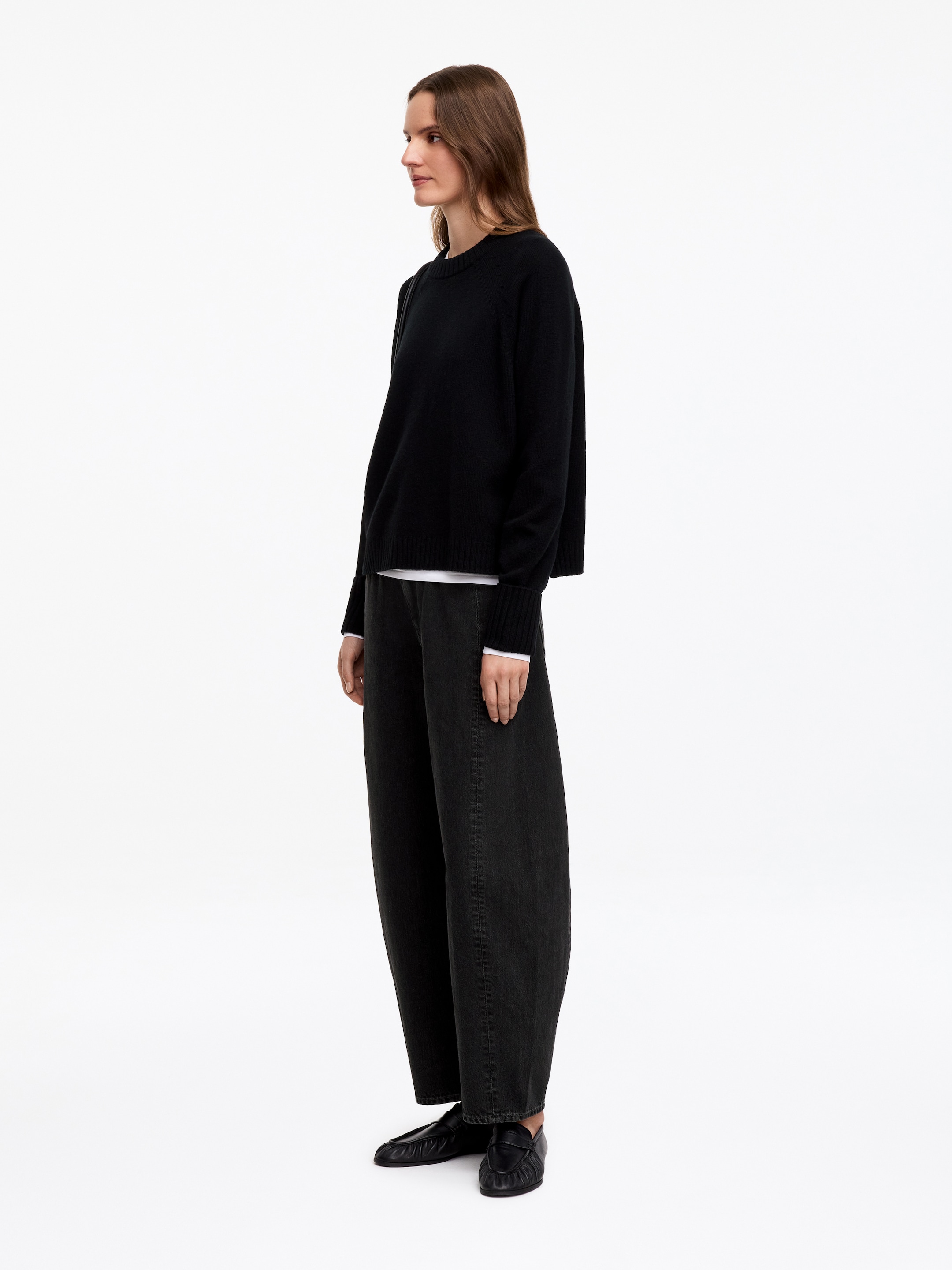 Vaqueros de pernera barril BLOOM - Negro - Corte relajado - Women - StillMedia/Lookbook - 11