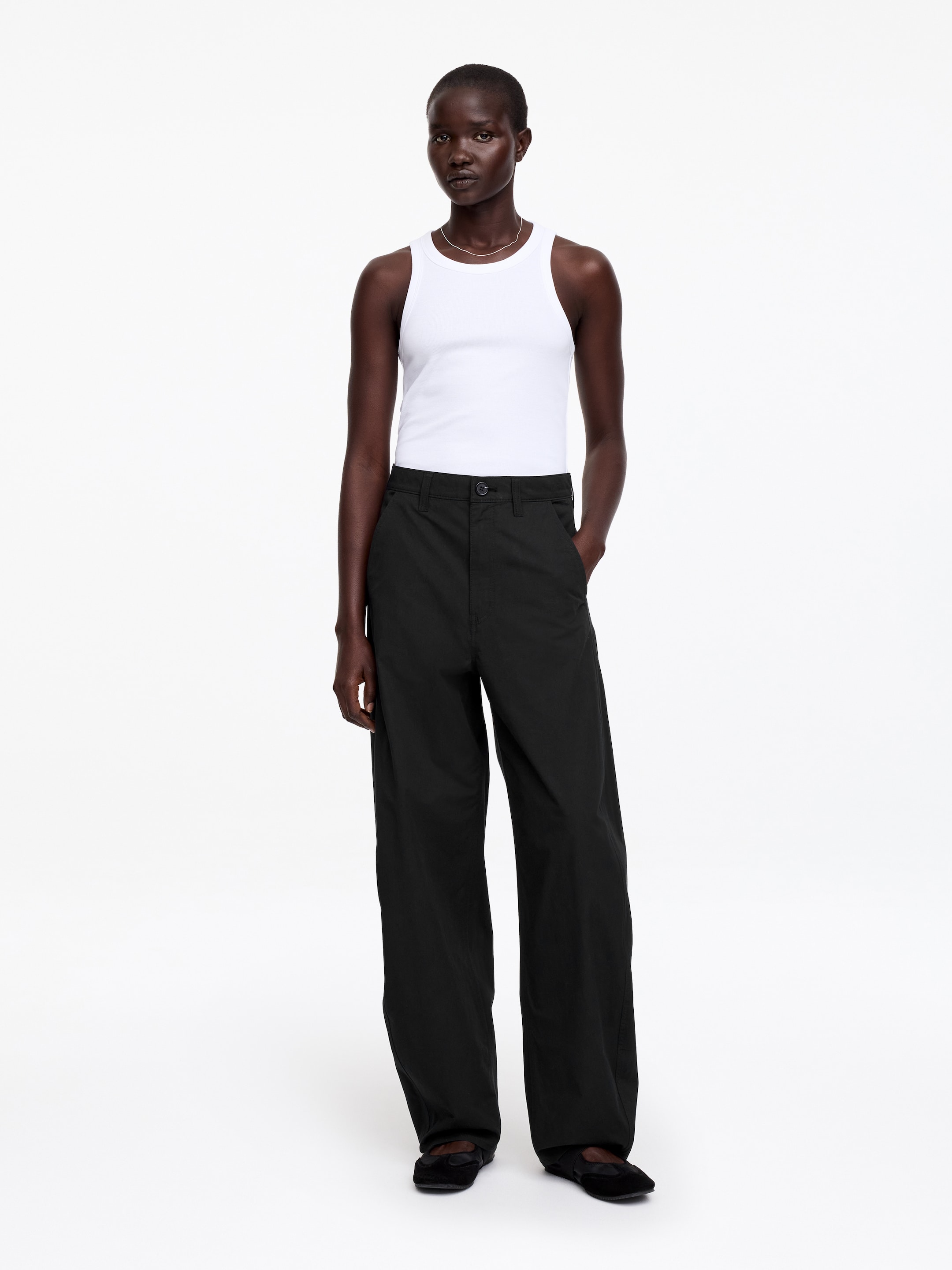Pantaloni barrel-#1c1c1b-18333
