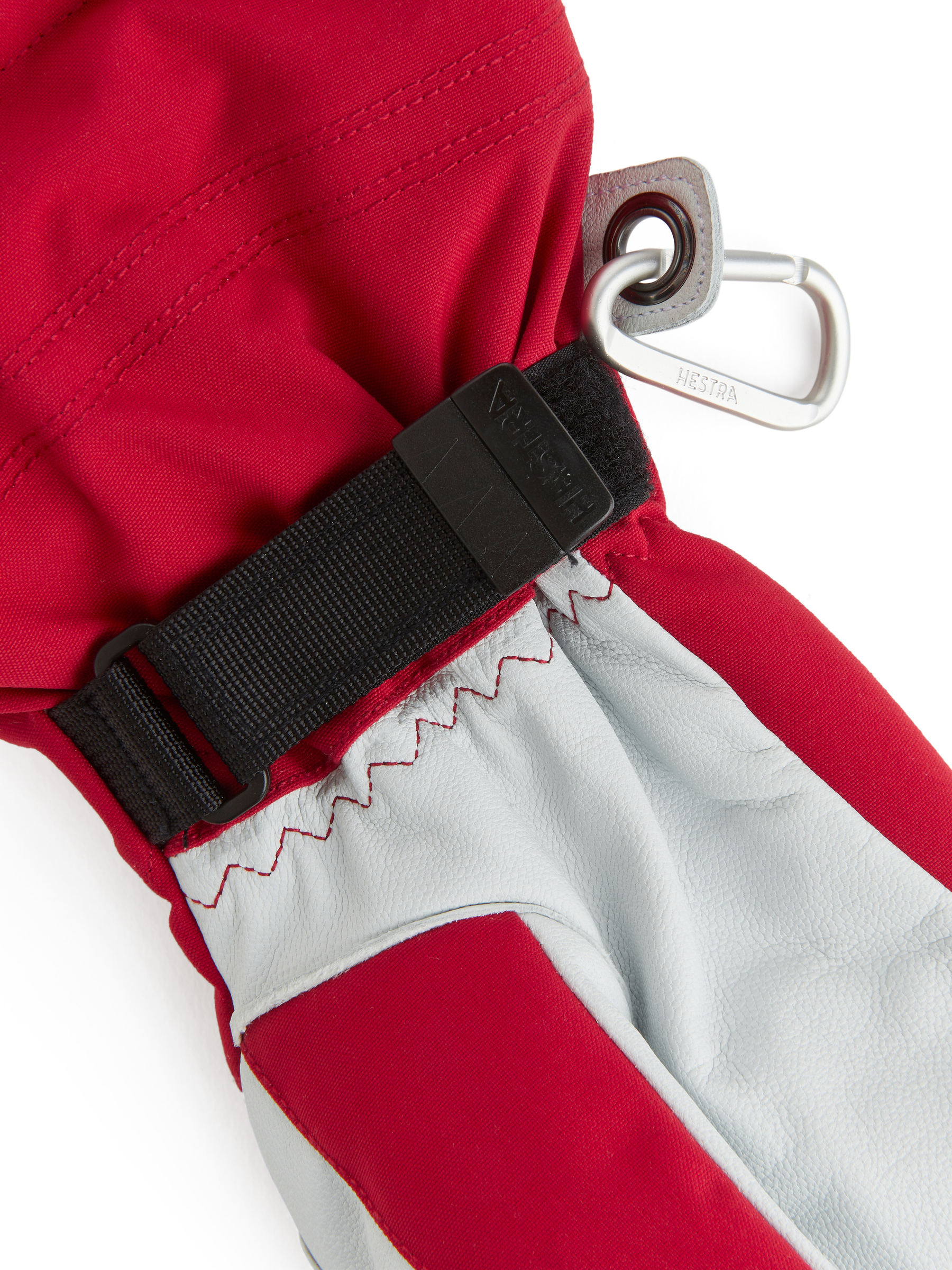 HestraArmyLeatherHeliSkiGloves - White/Red - Men - StillMedia/DescriptiveDetail - 1