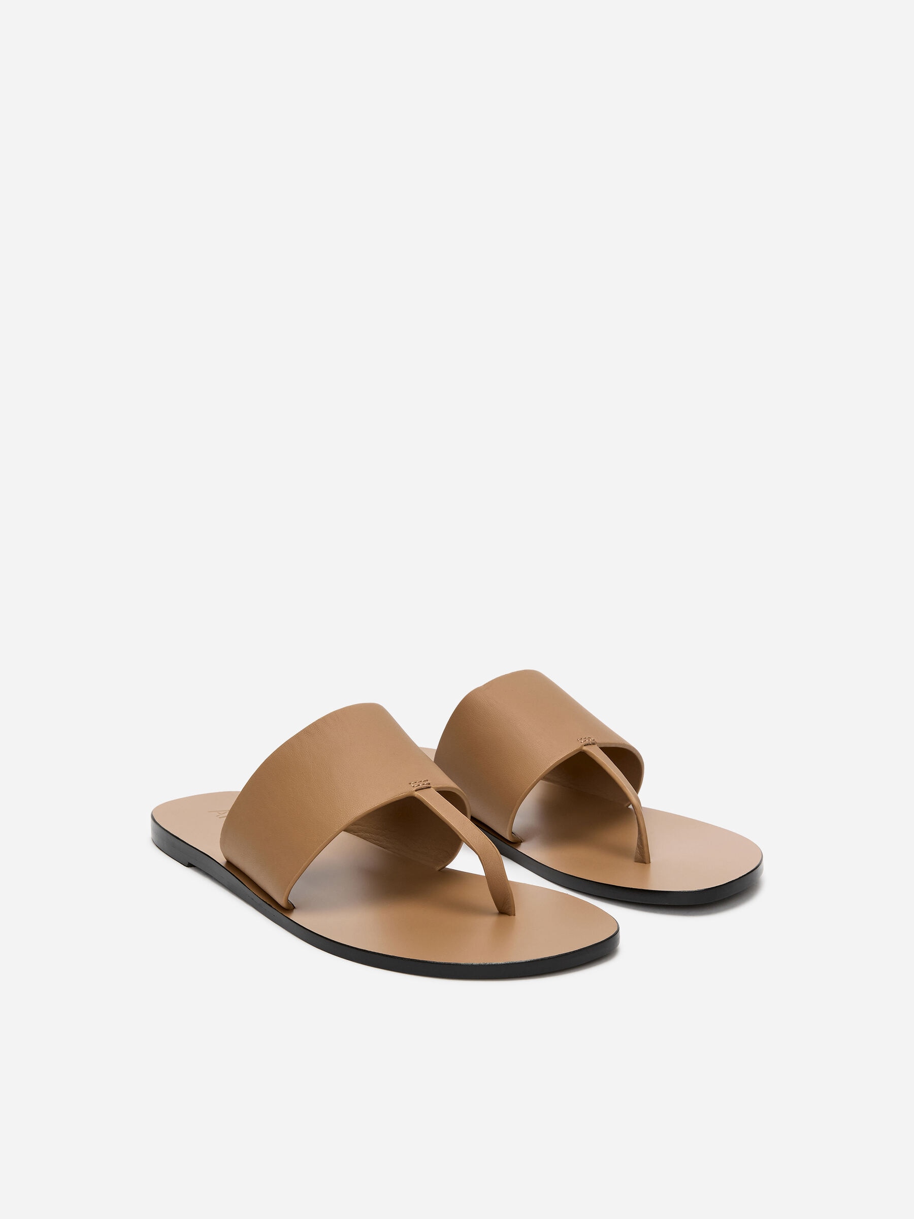 Split Leather Sandals - Light brown - Women - StillMedia/DescriptiveStillLife - 3
