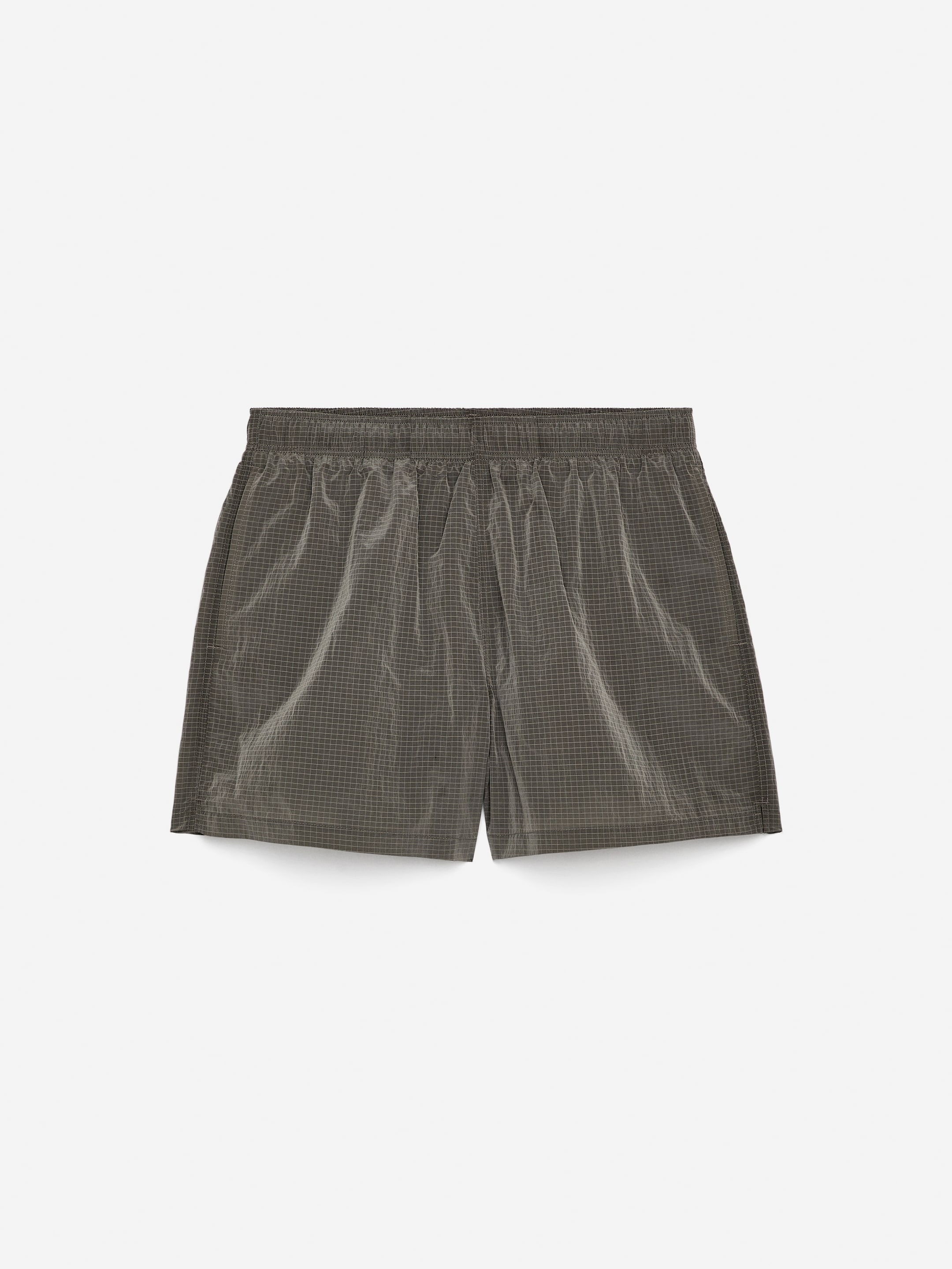 Badshorts i ripstop - Grå - Regular fit - Men - StillMedia/DescriptiveStillLife - 1