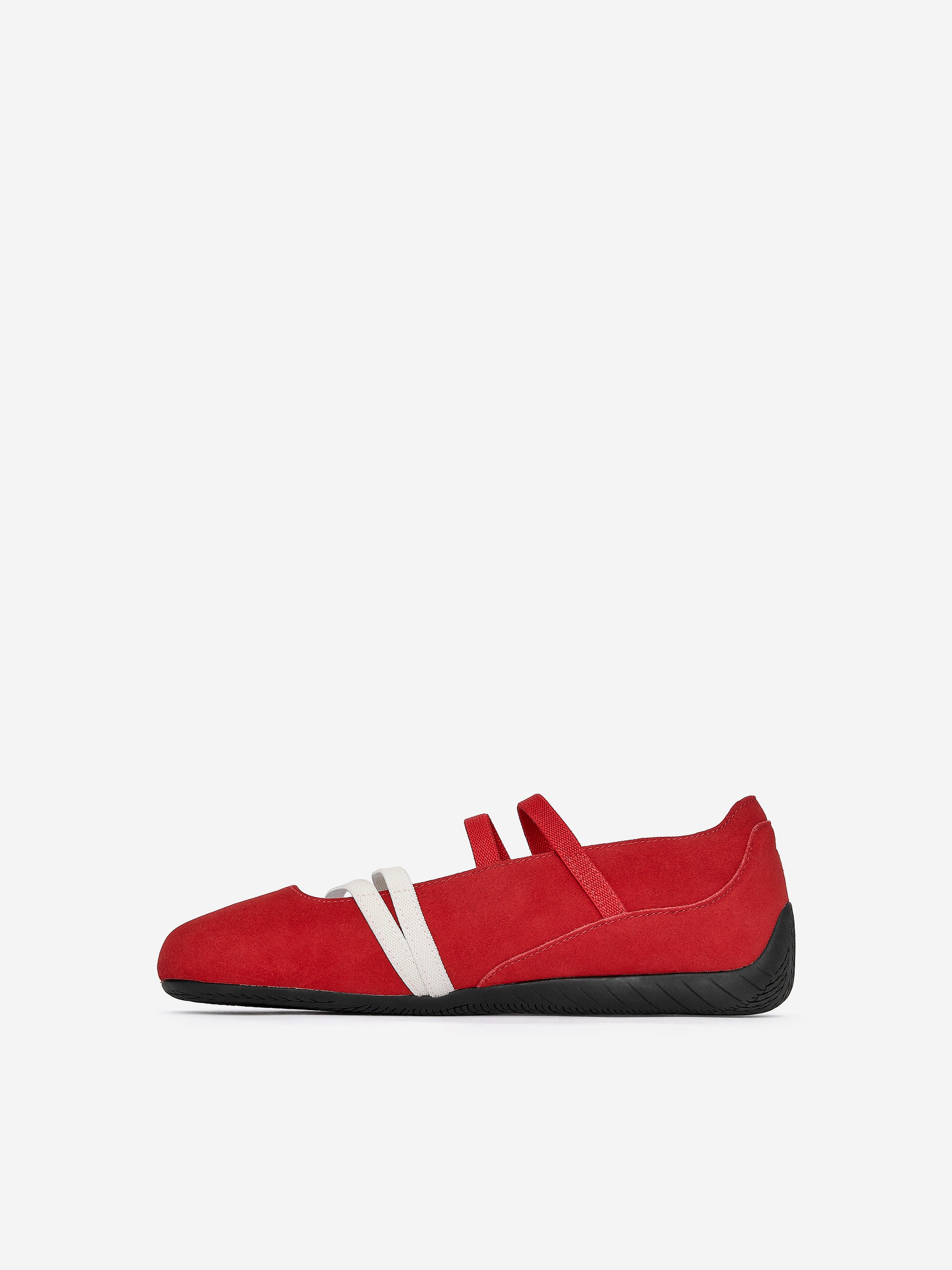 Puma Speedcat Suede Ballet Flats - Red - Women - StillMedia/DescriptiveStillLife - 5