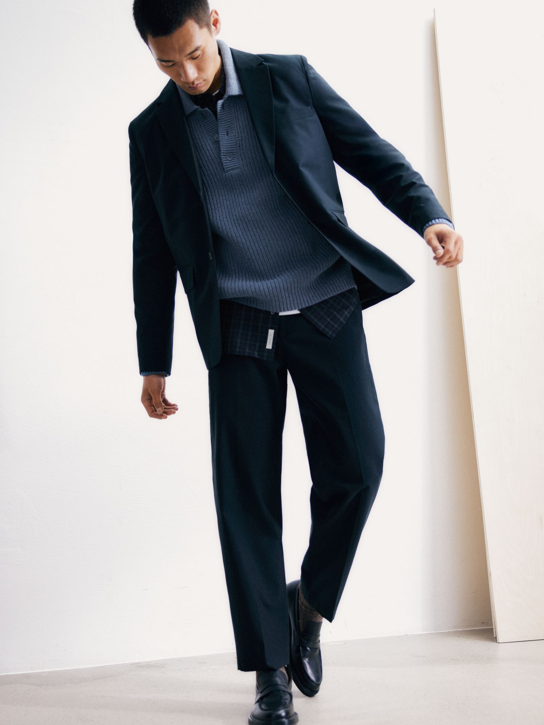 Leather Penny Loafers - Black - Men - StillMedia/Environmental - 1