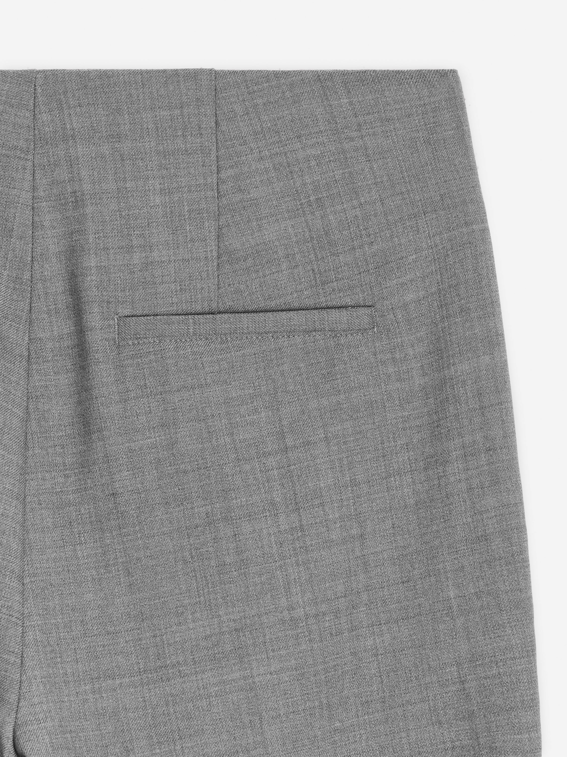 Slim Trousers - Grey Melange - Slim fit - Women - StillMedia/DescriptiveDetail - 2