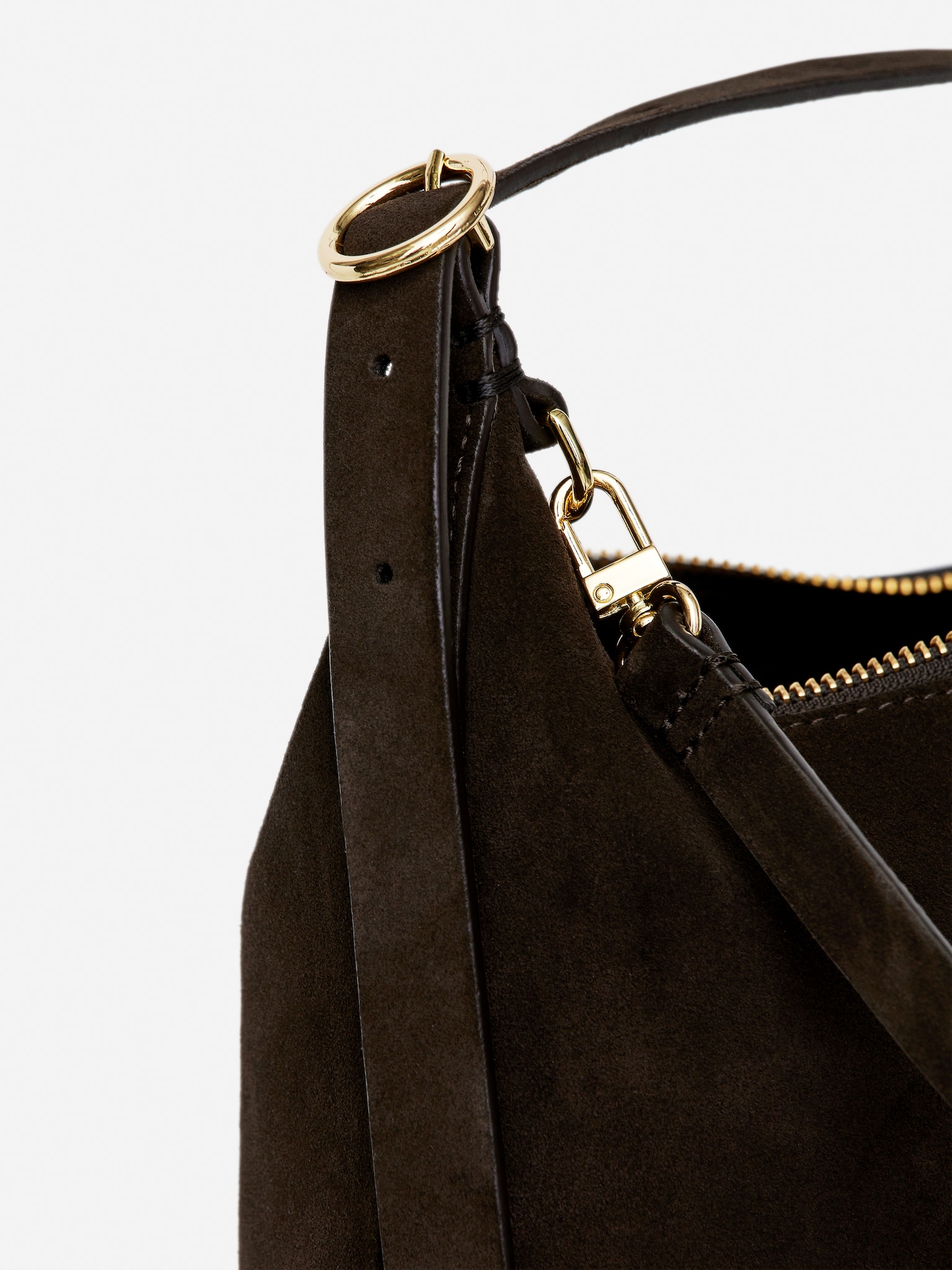 Sac en daim - Marron/Vert kaki/Marron foncé/Marron/Beige - 4