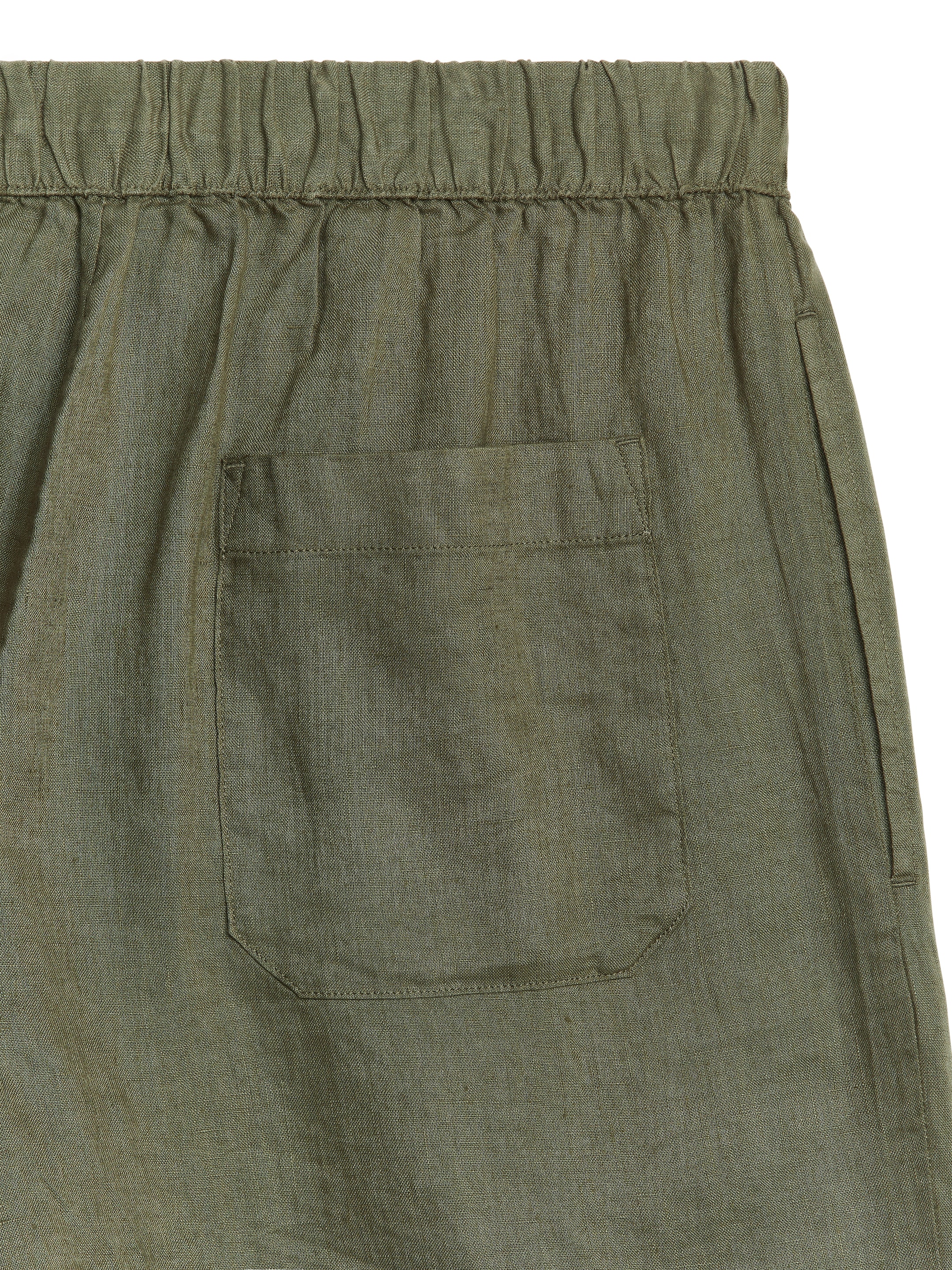 Leinen-Shorts - Khaki - Loose Fit - Herren - StillMedia/DescriptiveDetail - 1