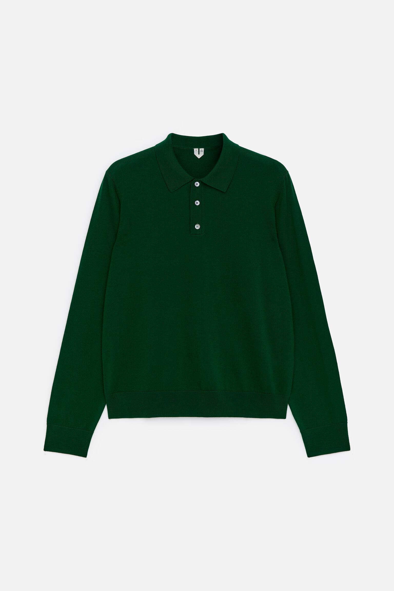 Polo en laine mérinos - Vert/Bleu ciel/Bleu foncé/Vert foncé - 2