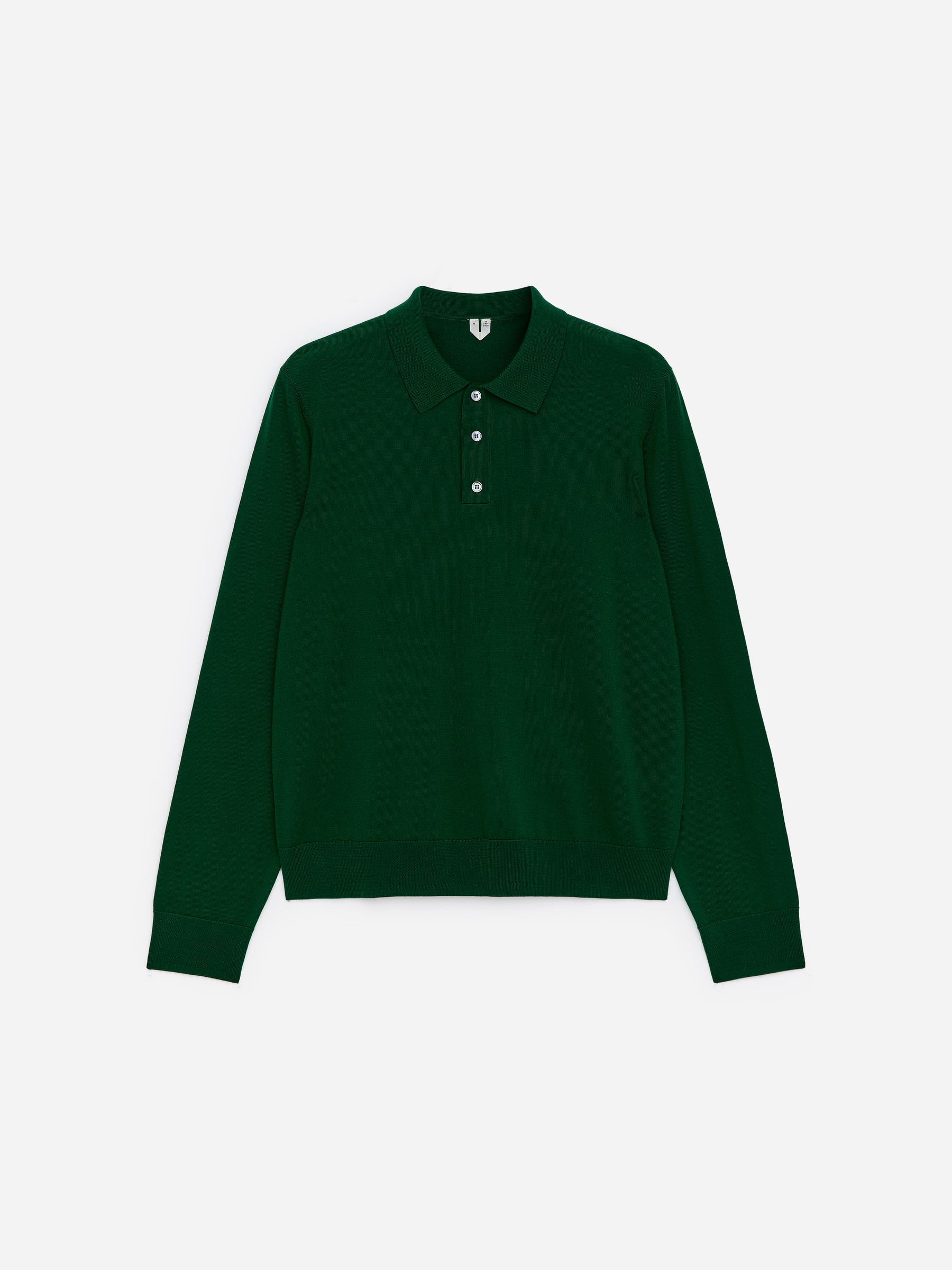 Merino Polo Jumper-#345940-17316