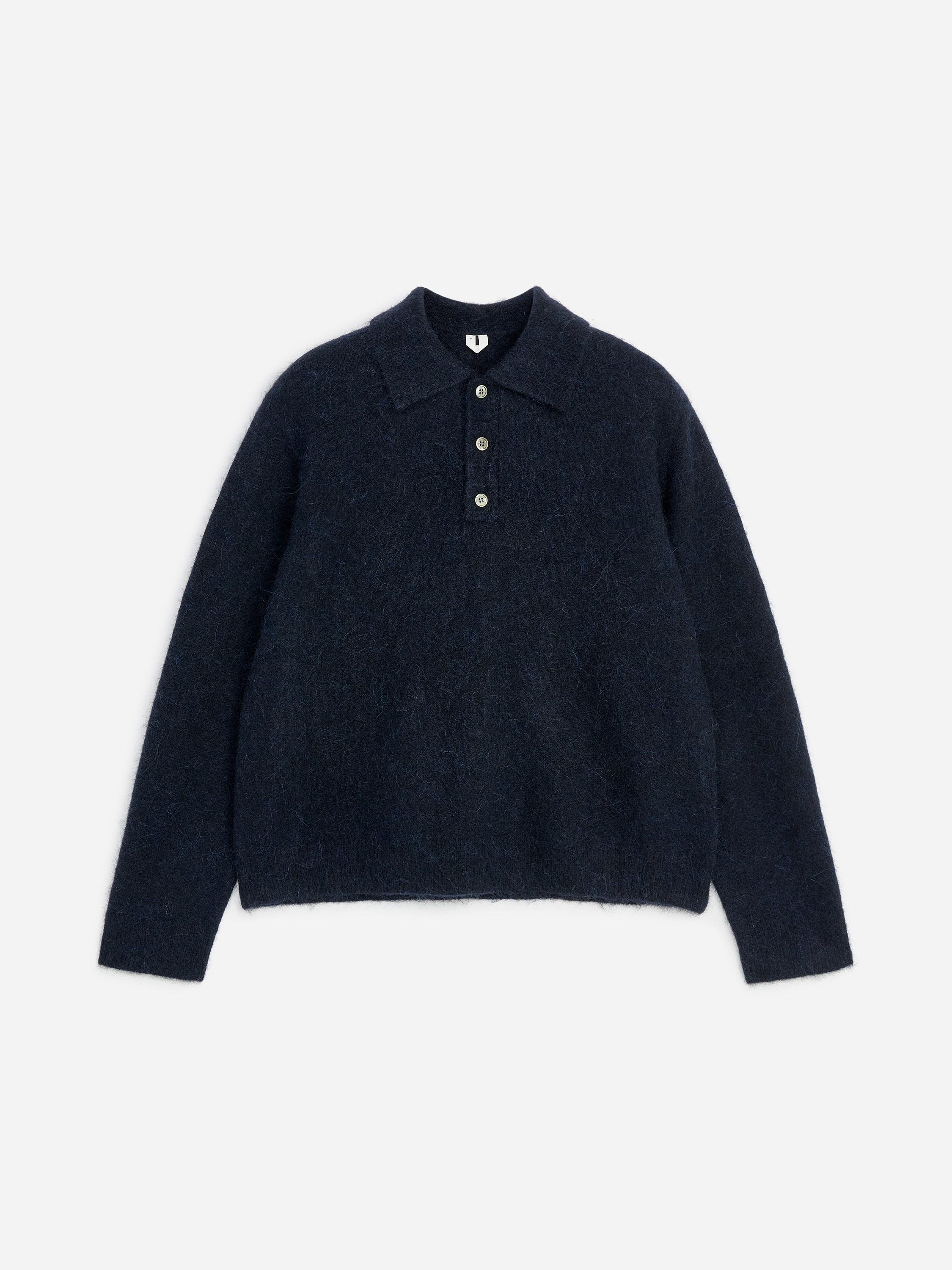 Poloshirt van een alpacawolmix