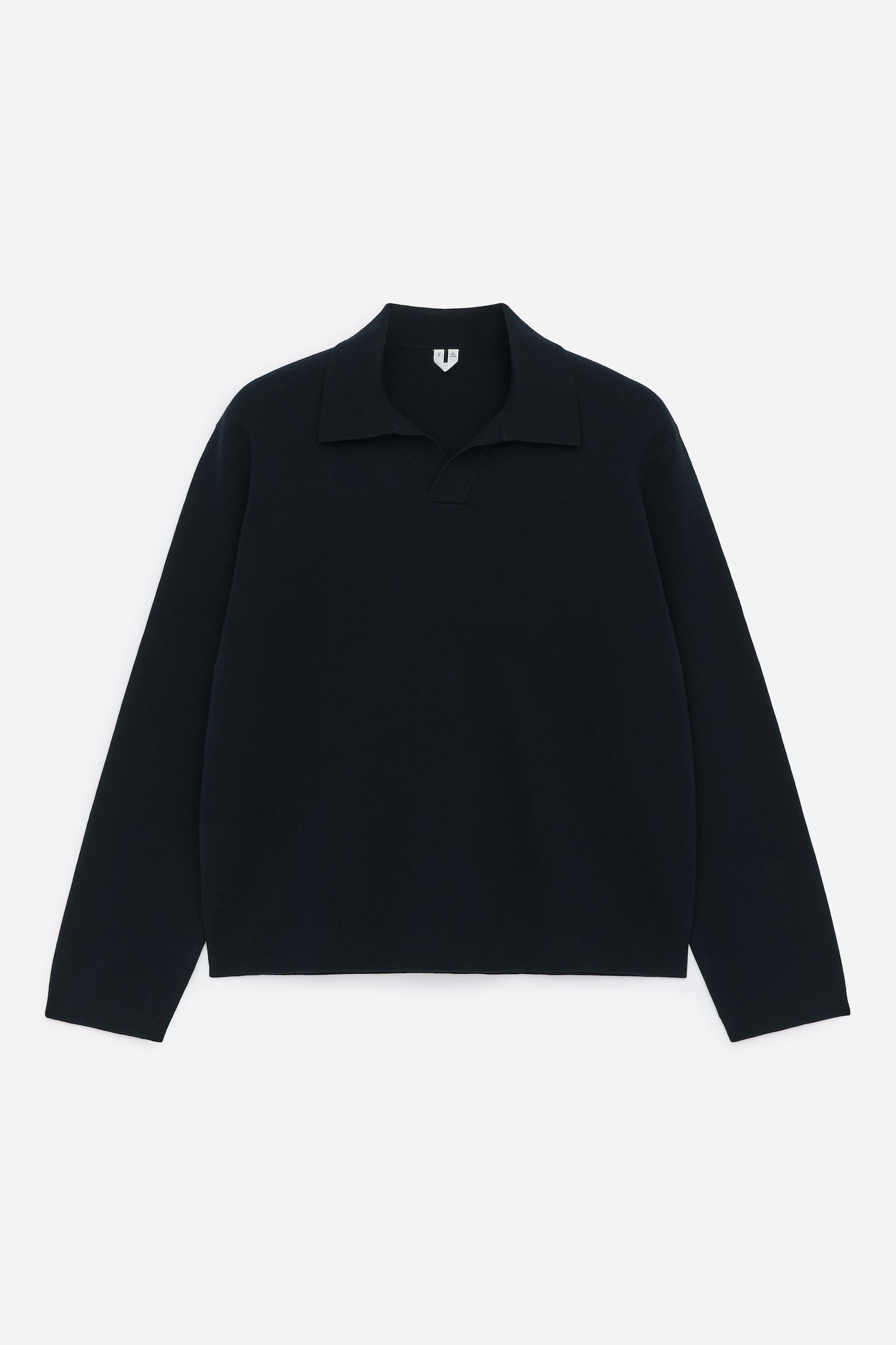 Finstickad polo shirt - Mörkblå/Brun/Khakigrön - 2