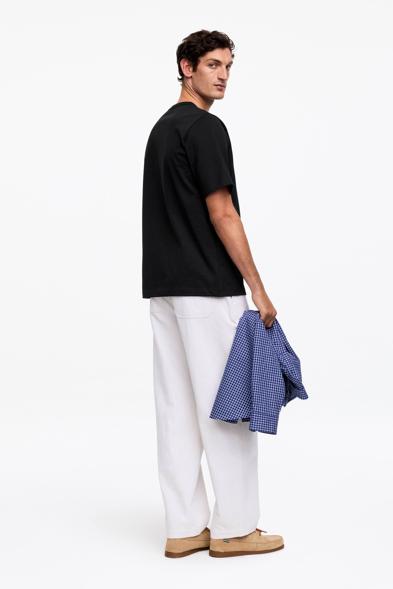 Oversized t-shirt 270 gsm - Svart/Klarrosa/Grön/Havre/Mörklila/Mörkblå/Vit - 5