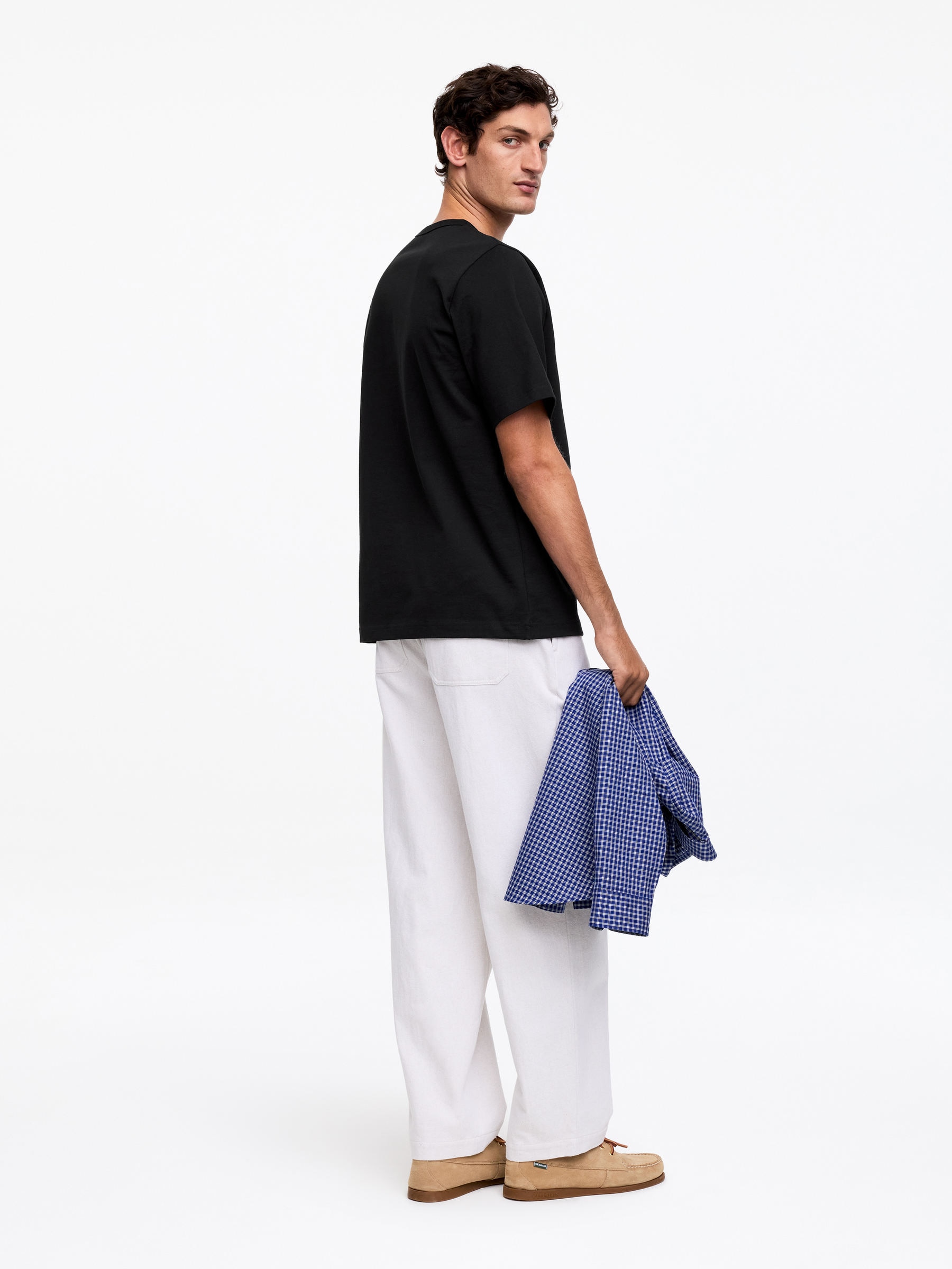 T-shirt oversize 270 GSM - Noir - Relaxed fit - Homme - StillMedia/Lookbook - 19