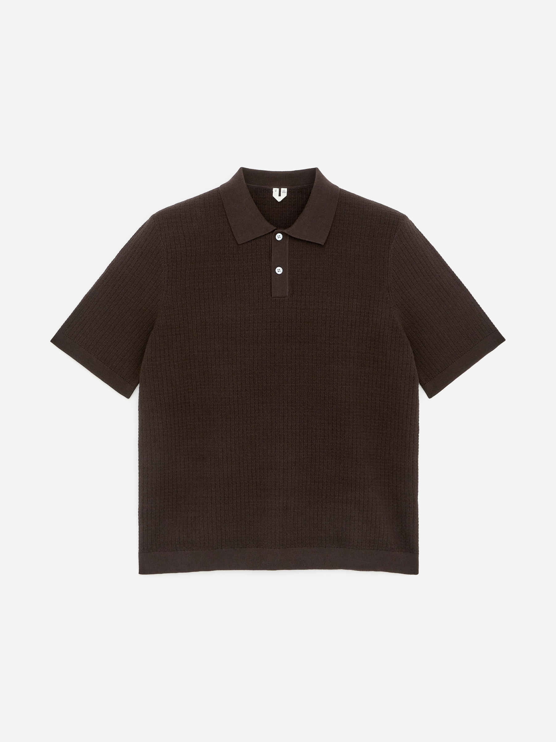 Polo en maille de coton - Marron - Regular fit - Homme - StillMedia/DescriptiveStillLife - 1