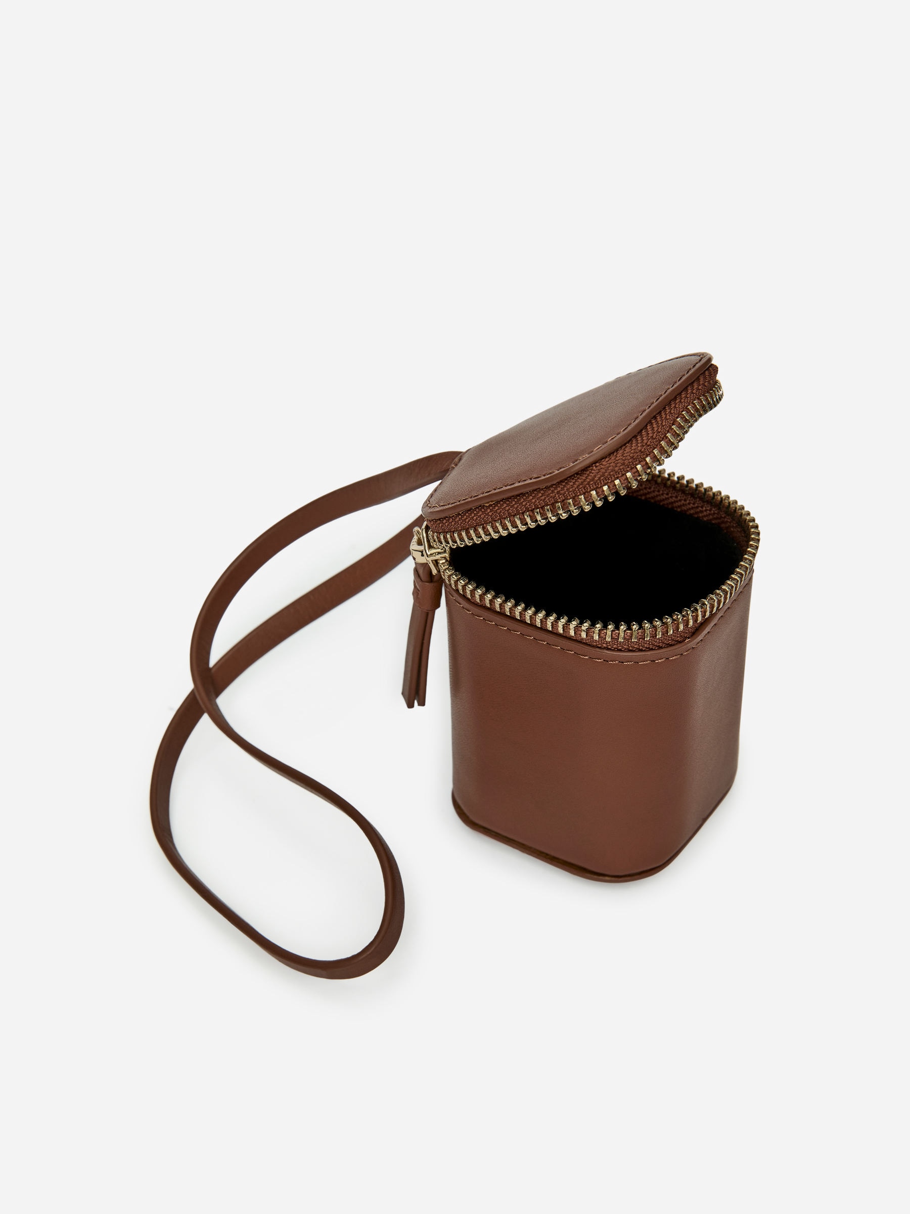 Accessoire sac vanity en cuir - Beige foncé - Femme - StillMedia/DescriptiveDetail - 3