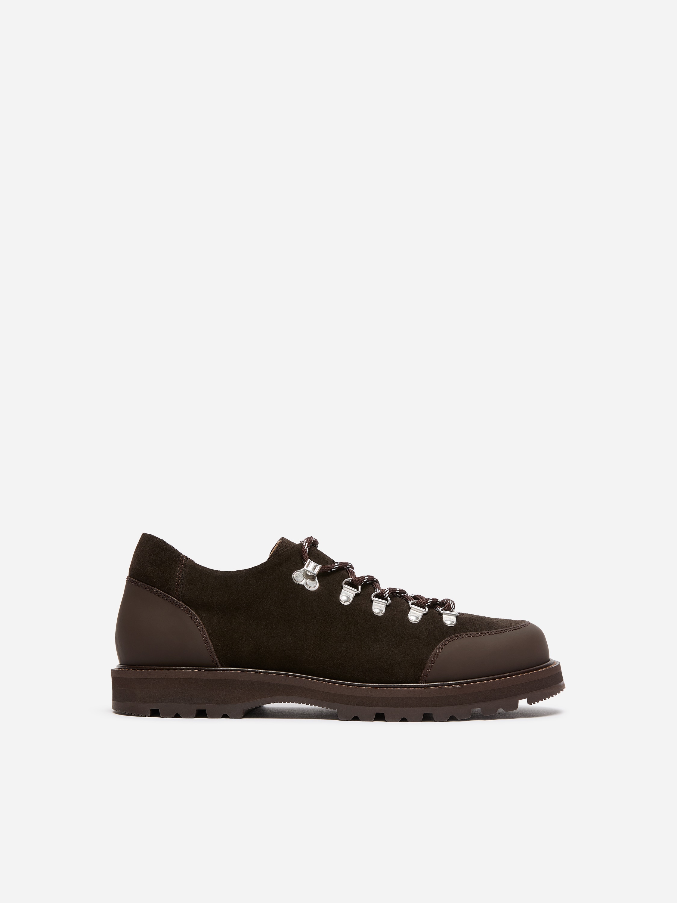 Wanderschuh aus Veloursleder - Braun