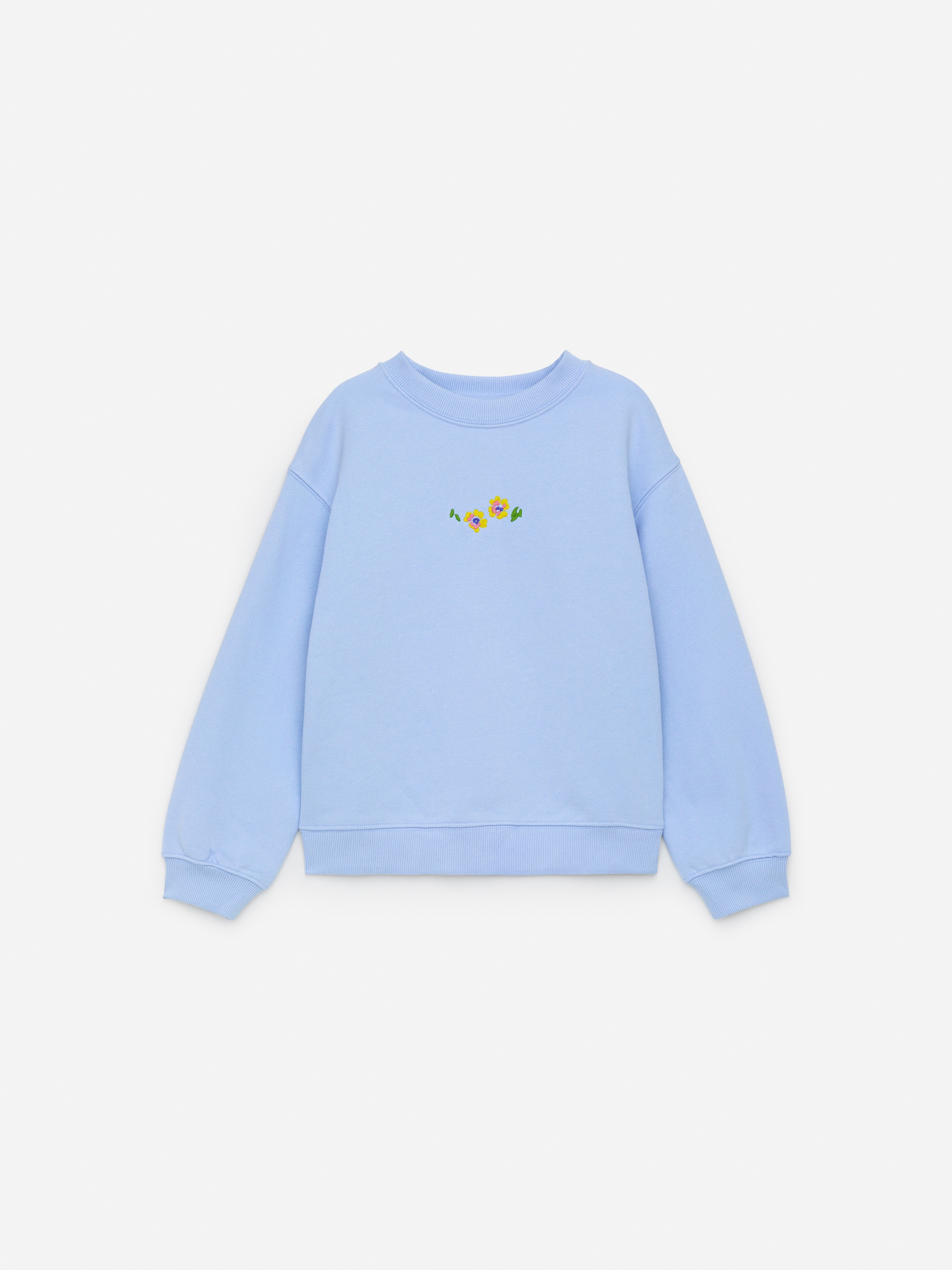 Embroidered Sweatshirt - Light Blue - Relaxed fit - Children - StillMedia/DescriptiveStillLife - 3