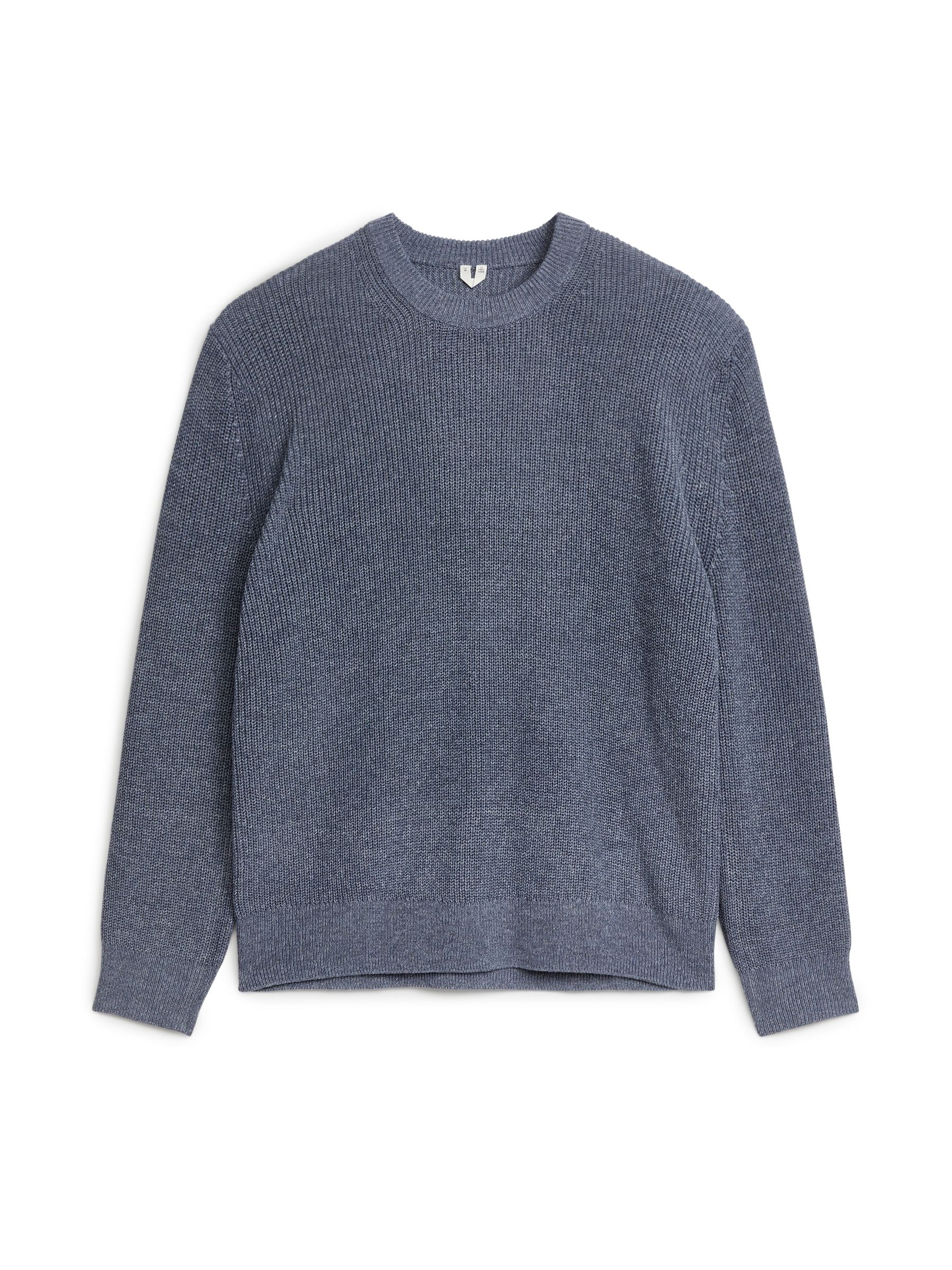 Rundhalspullover - Blau meliert - Regular Fit - Herren - StillMedia/DescriptiveStillLife - 1